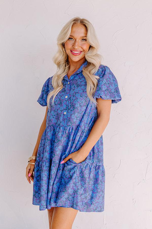 Ojai Afternoon Floral Mini Dress Product Image