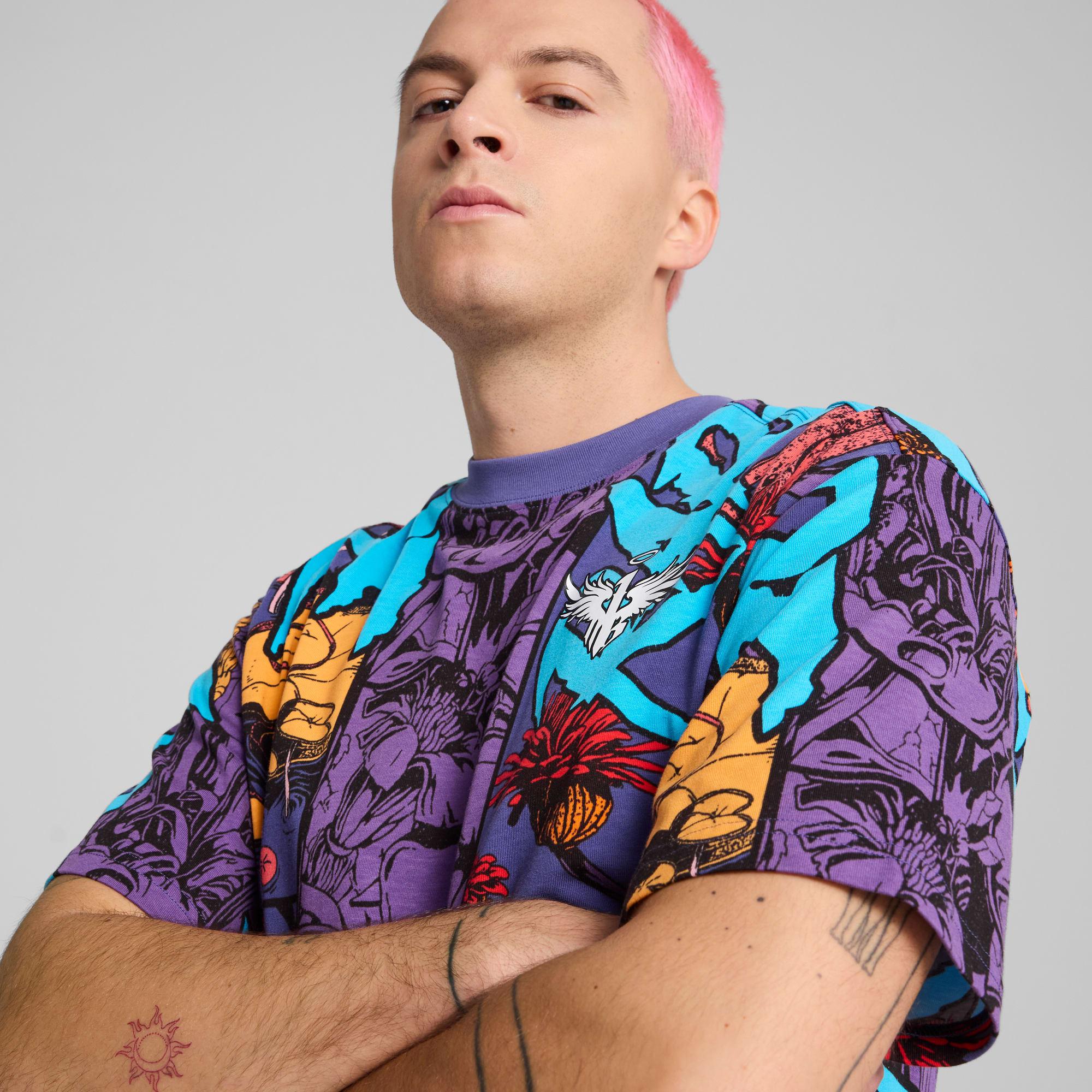 PUMA x LAMELO BALL Phoenix All Over Print Men's Tee Product Image