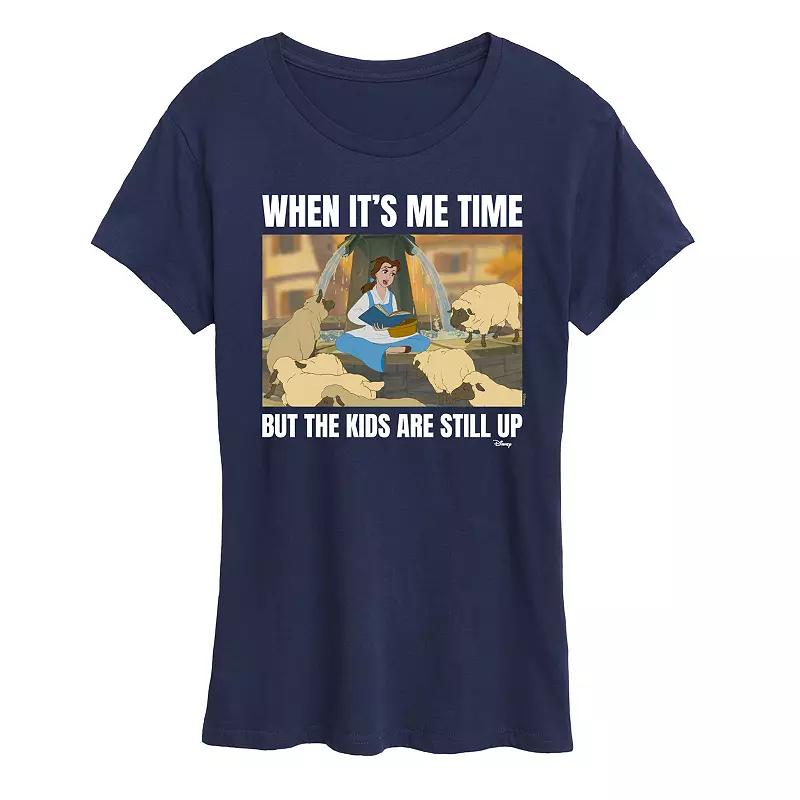 Disney Princess Belle Women's Me Time Meme Graphic Tee,  Product Image