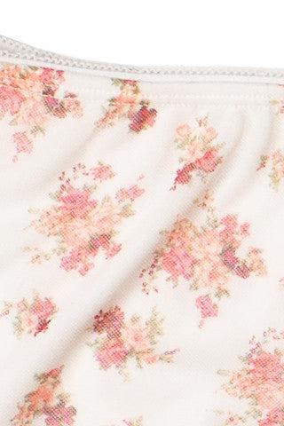 Floral Mesh Mini Skirt Product Image