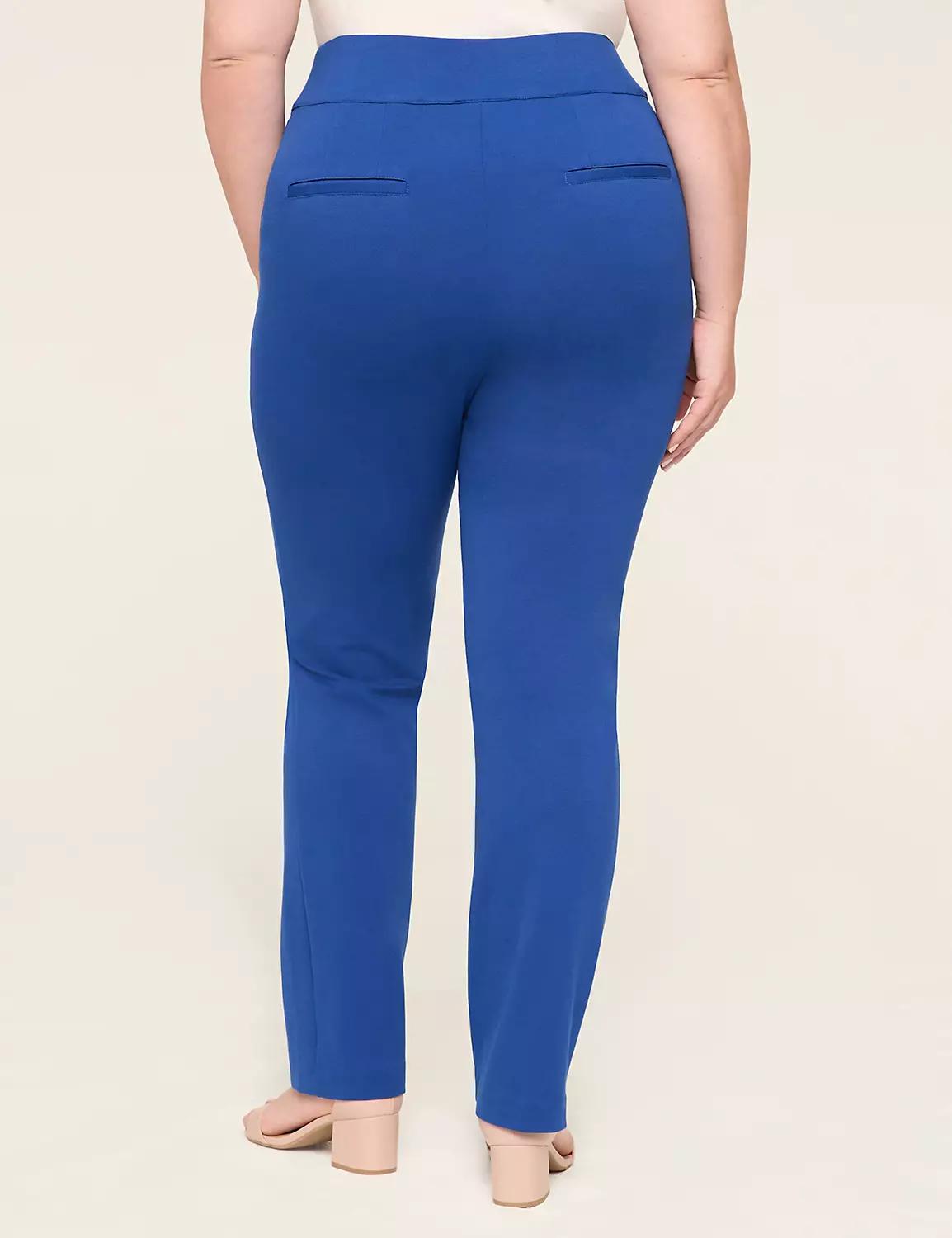 Ponte Pull-On Straight Pant Product Image