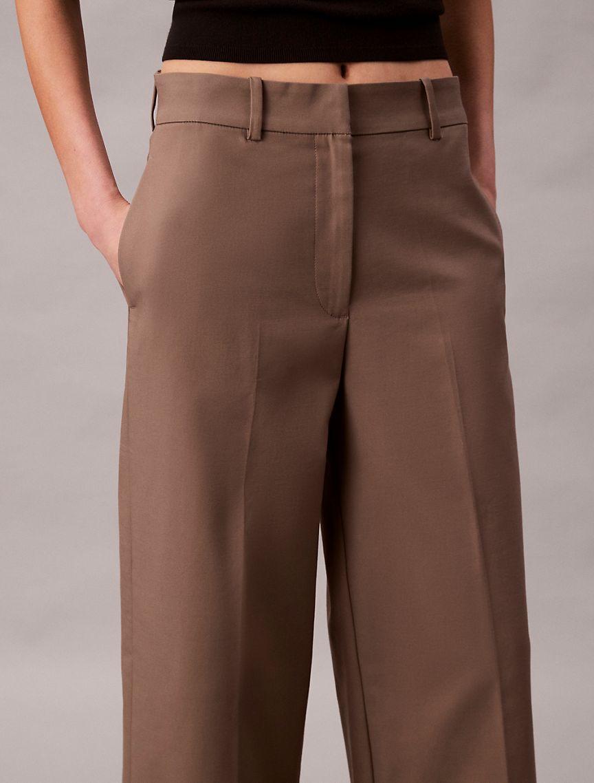 Wide Leg Chino Pants Product Image
