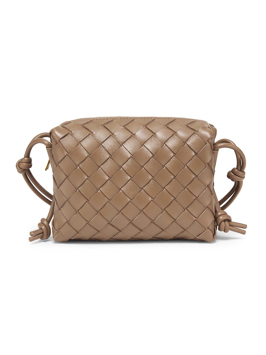 Womens Mini Loop Leather Crossbody Bag Product Image