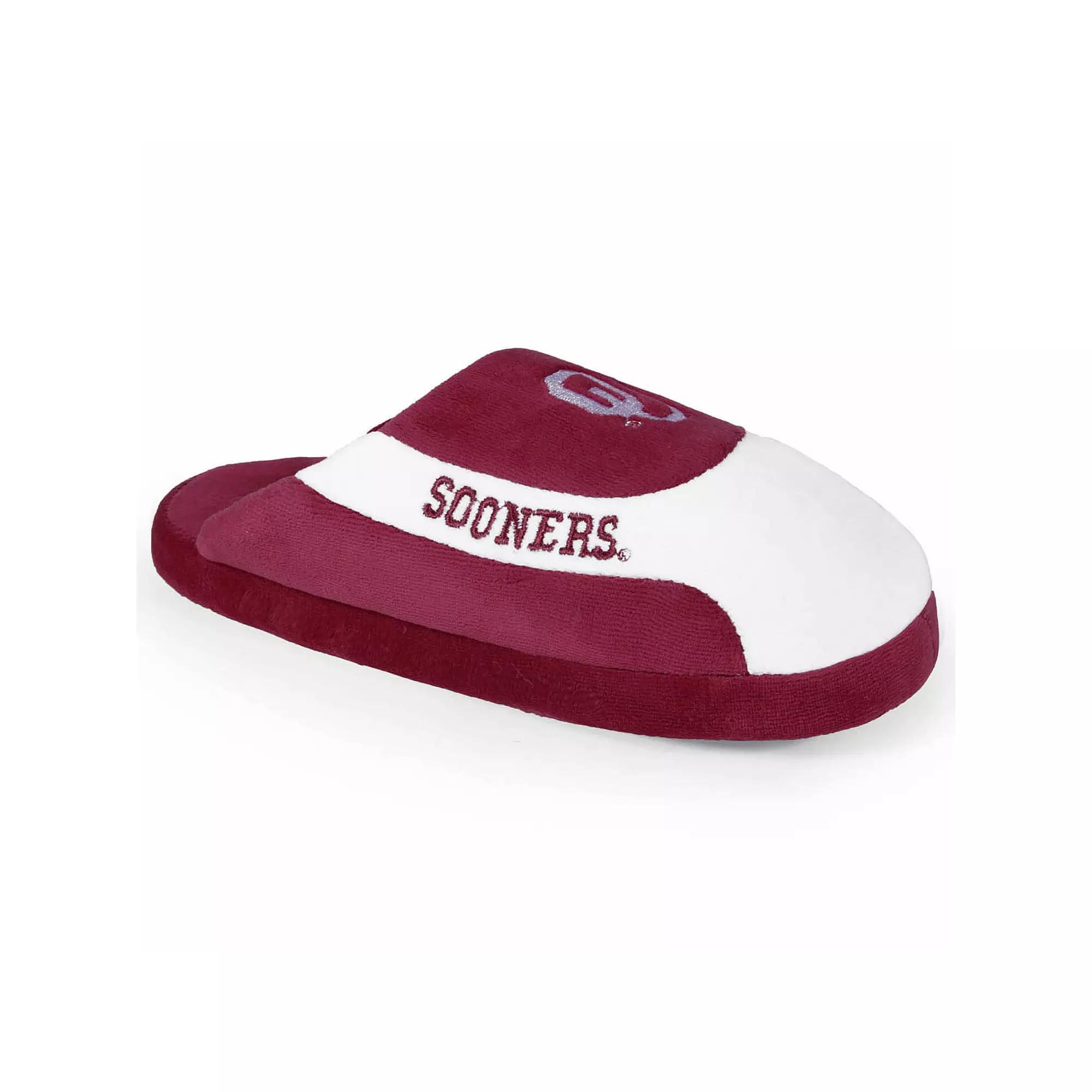 Unisex Oklahoma Sooners Low Pro Stripe Slip-On Slippers, Women's, Size: Large, Team Product Image