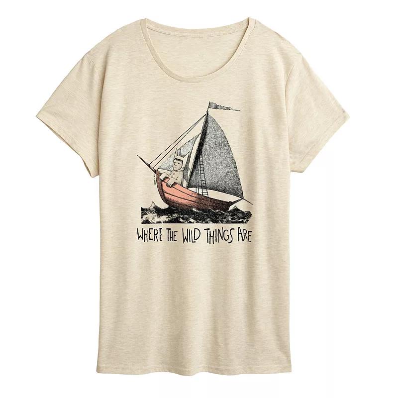 Women's Where The Wild Things Are Boat Graphic Tee,  Product Image