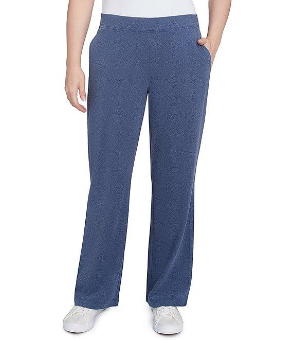 Ruby Rd. Luxe Rib Straight Leg Pull-On Pants Product Image