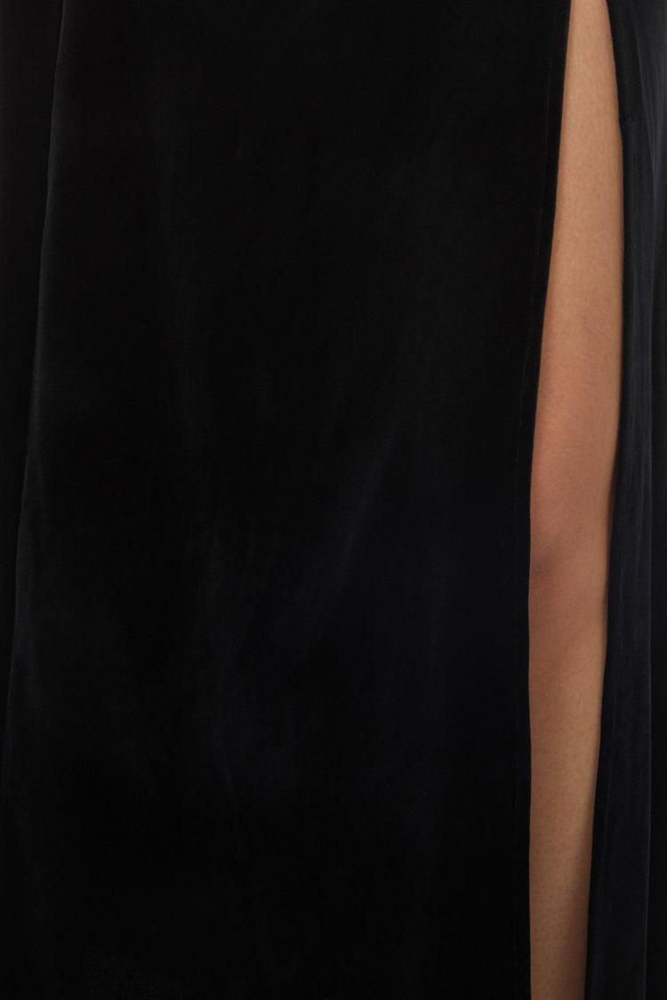 Obsidian Velvet Dress Product Image