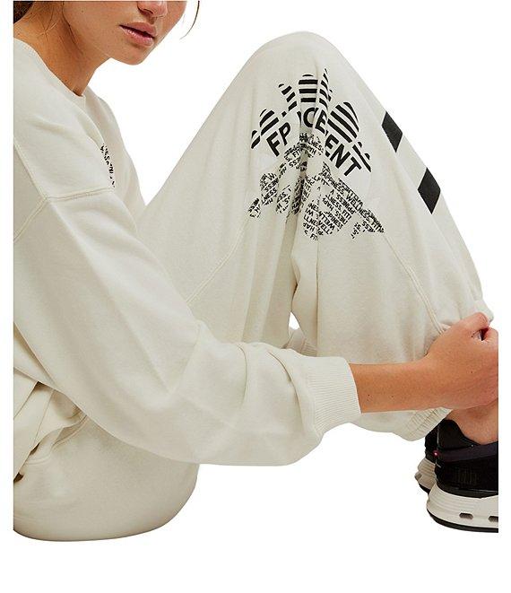 FP Movement All Star Logo Mid-Rise Slouchy Cinched Hem Sweatpants Product Image