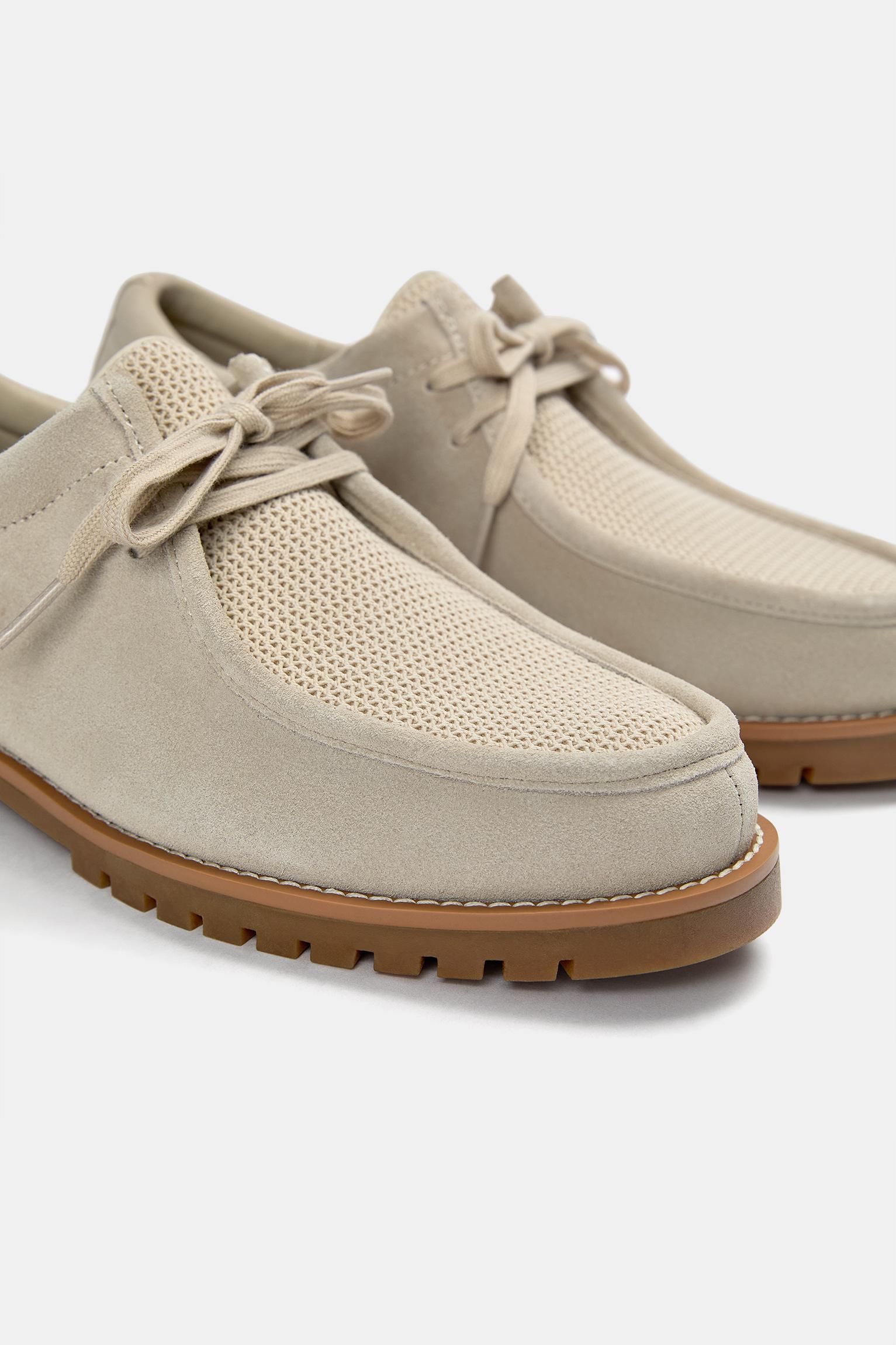 Leather lace-up shoes Product Image