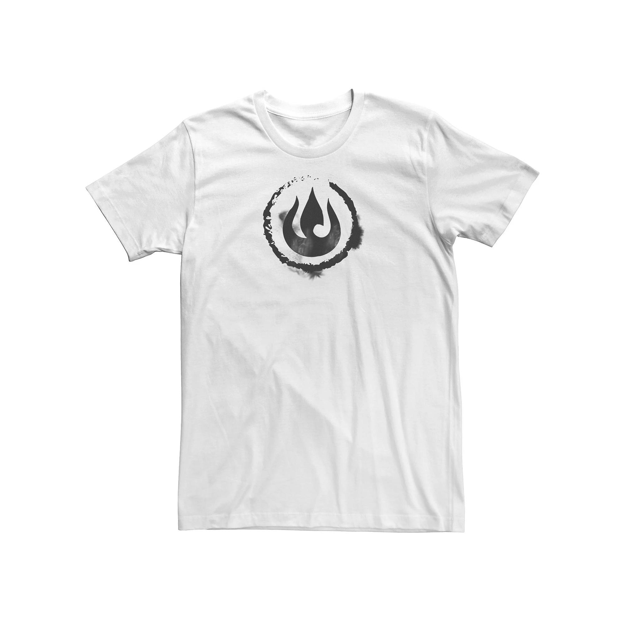 Big & Tall Nickelodeon Legend Of Korra Fire Nation Symbol Sketch Tee, Men's,  Product Image