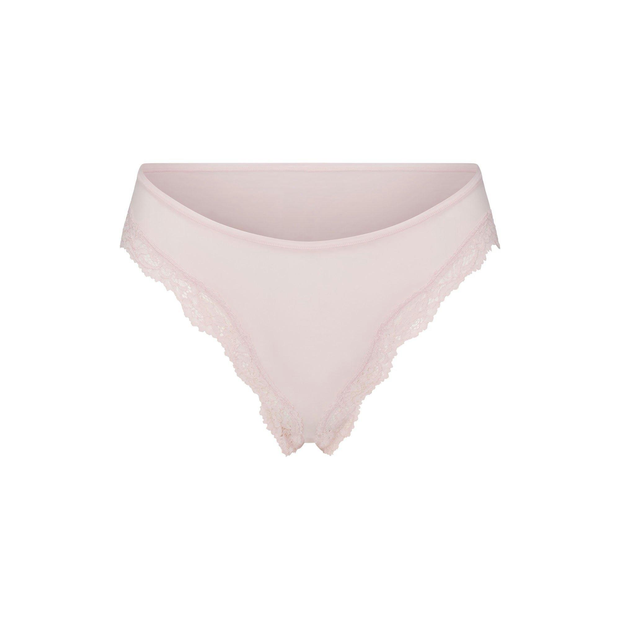 FITS EVERYBODY LACE CHEEKY TANGA 5-PACK | IVORY PEARL BOW MULTI Product Image