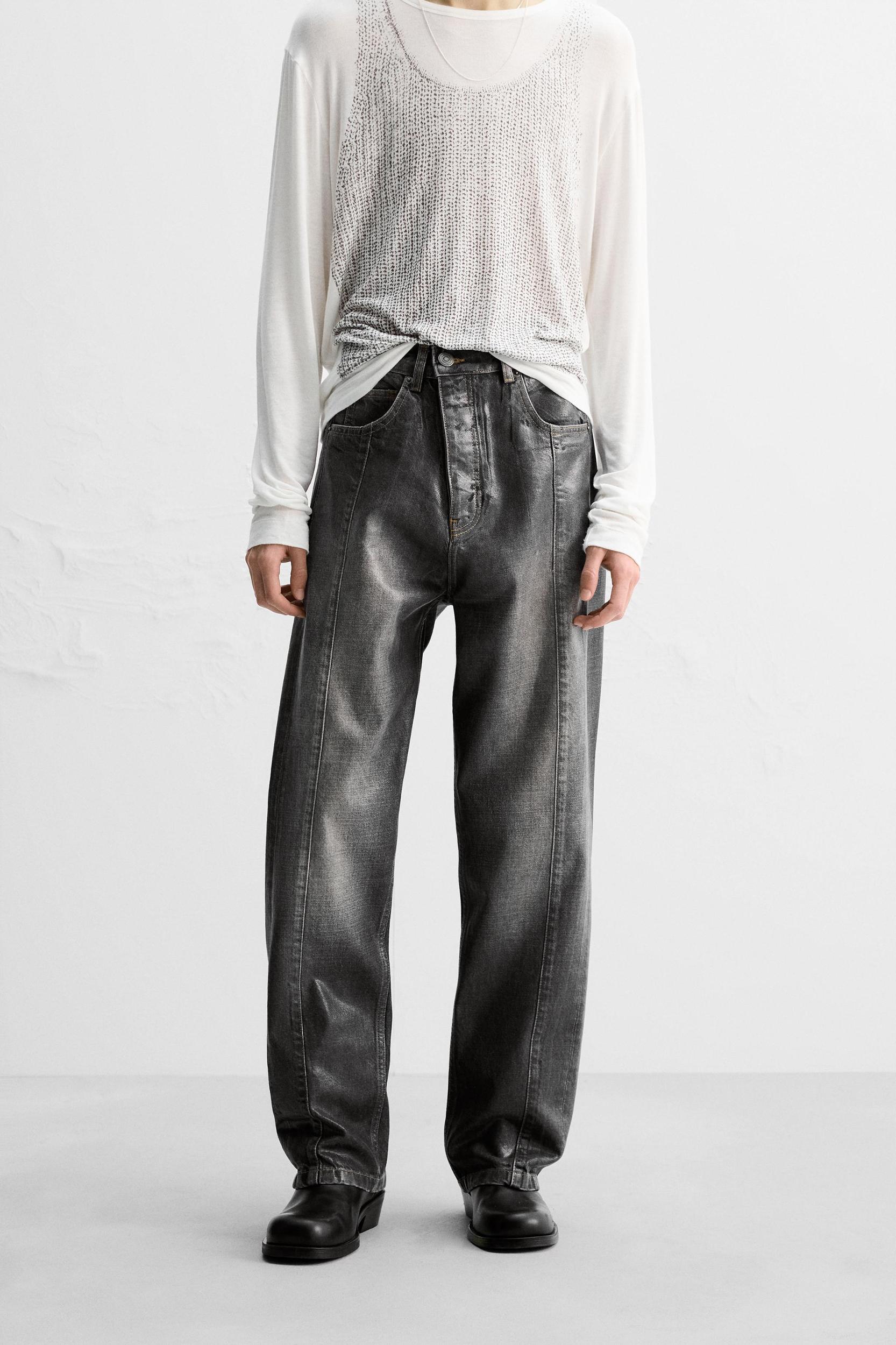 WAXED EFFECT JEANS LIMITED EDITION Product Image