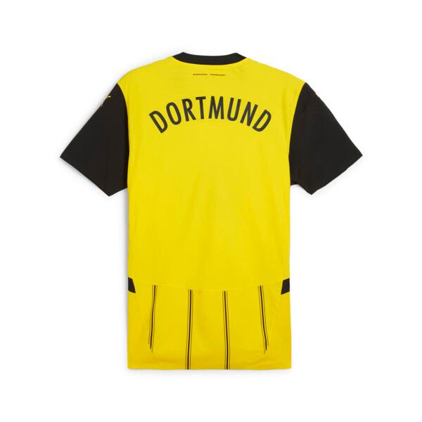 PUMA Borussia Dortmund 24/25 Men's Authentic Home Soccer Jersey in Faster Yellow/Black Product Image