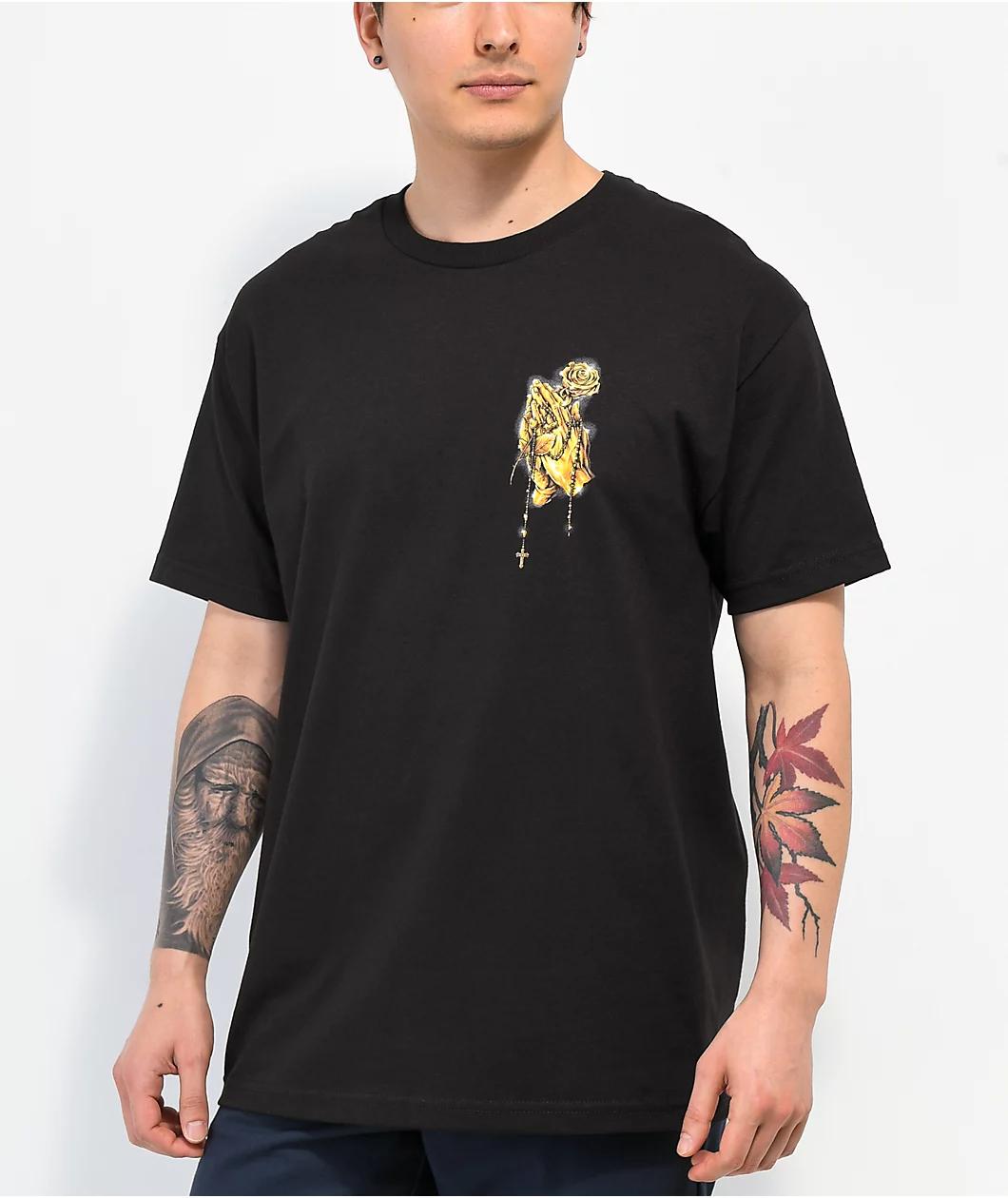 DGK Golden Blessings Black T-Shirt Product Image