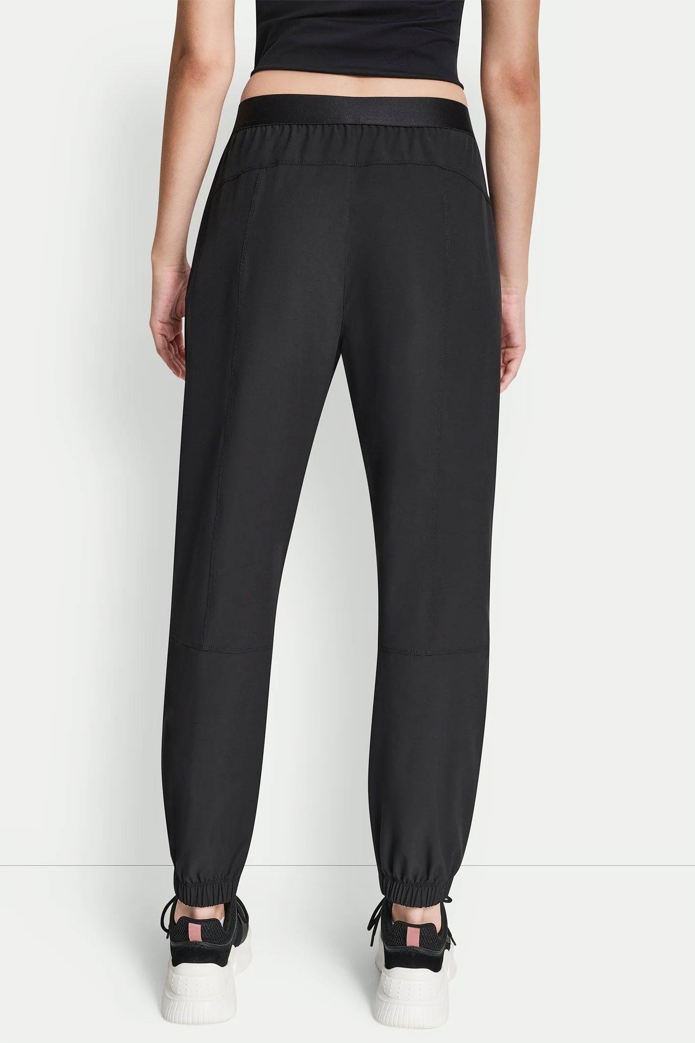EXTRA HIGH-RISE LOGO-WAIST WIDE-LEG JOGGER Product Image