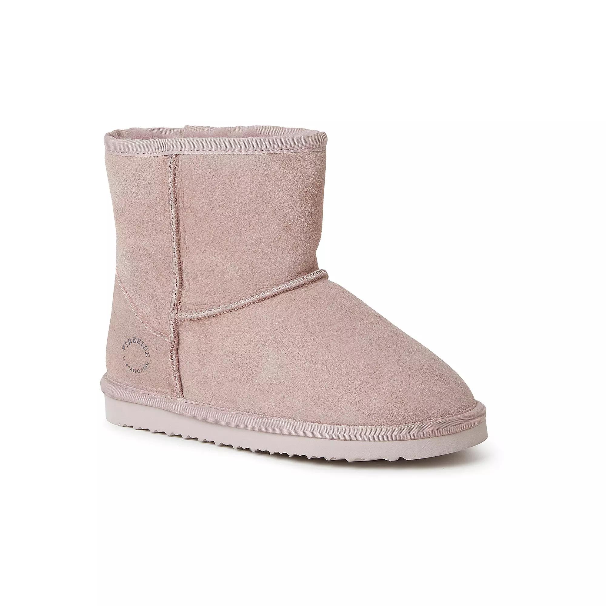 Fireside by Dearfoams Rosebery Women's Shearling Ankle Boot Slippers,  Product Image