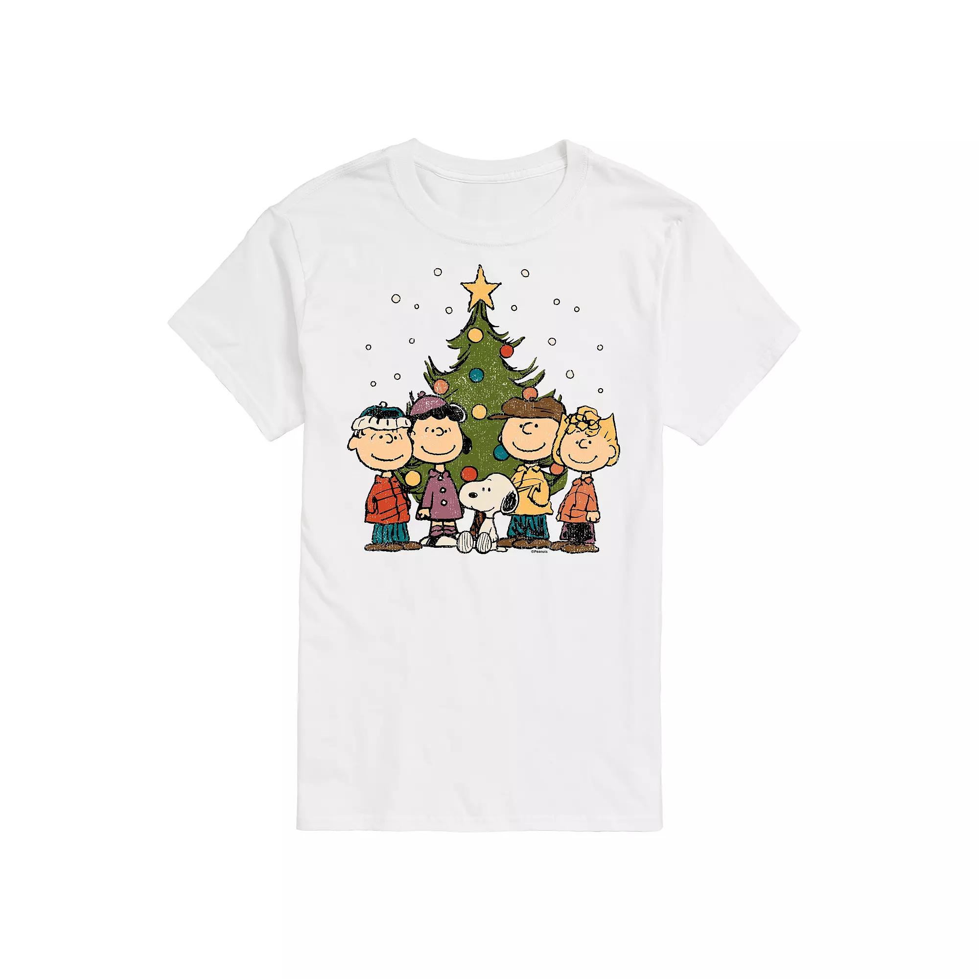 Men's Peanuts Christmas Group Tee,  Product Image