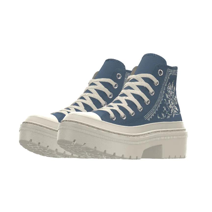 Custom Chuck Taylor All Star Lugged Heel Platform By You Product Image