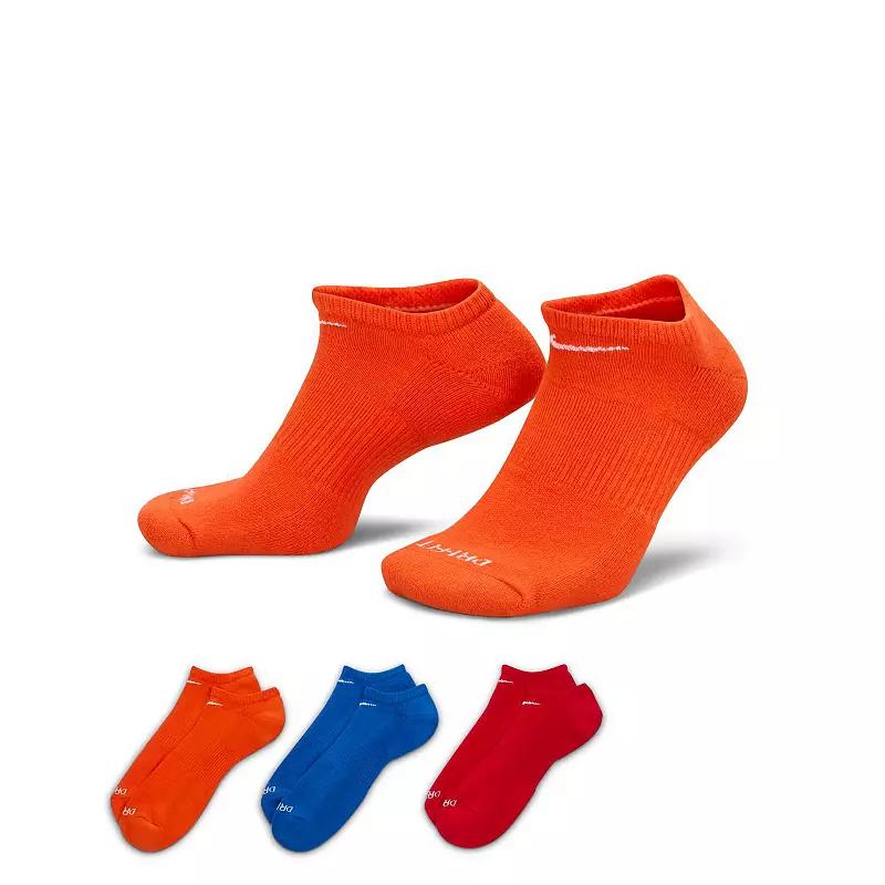 Nike Unisex Everyday Plus Cushion Training No-Show Socks (3 Pairs) | SX6889-996 Product Image