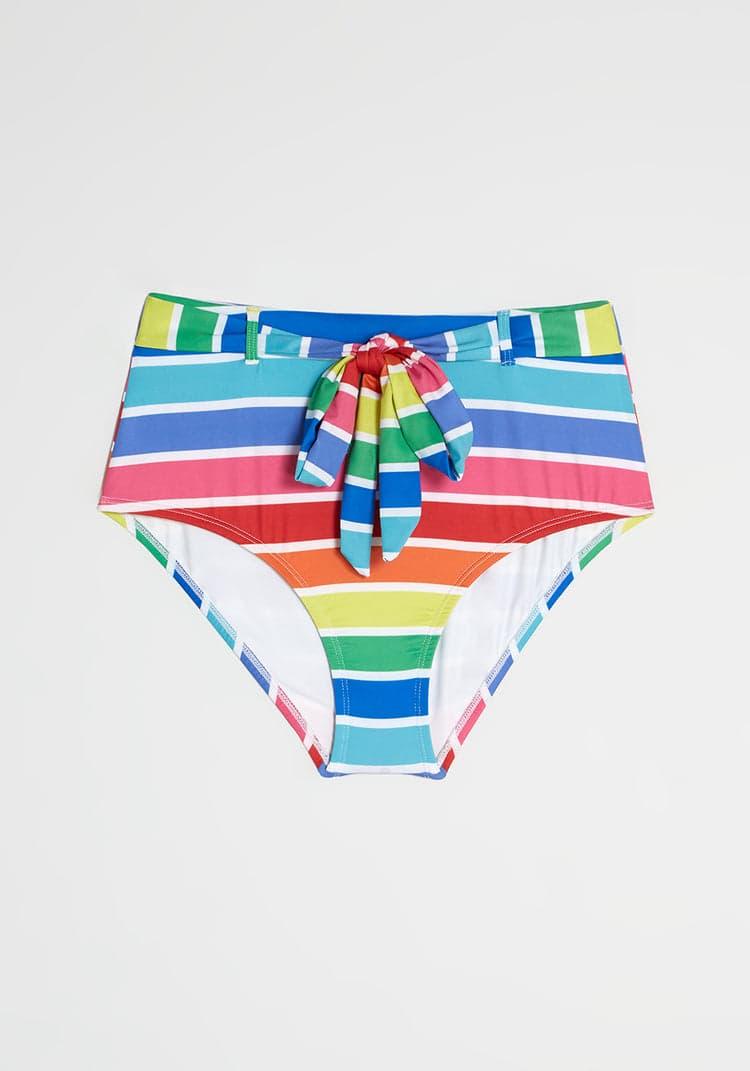The JoJo High-Waisted Bikini Bottom Product Image