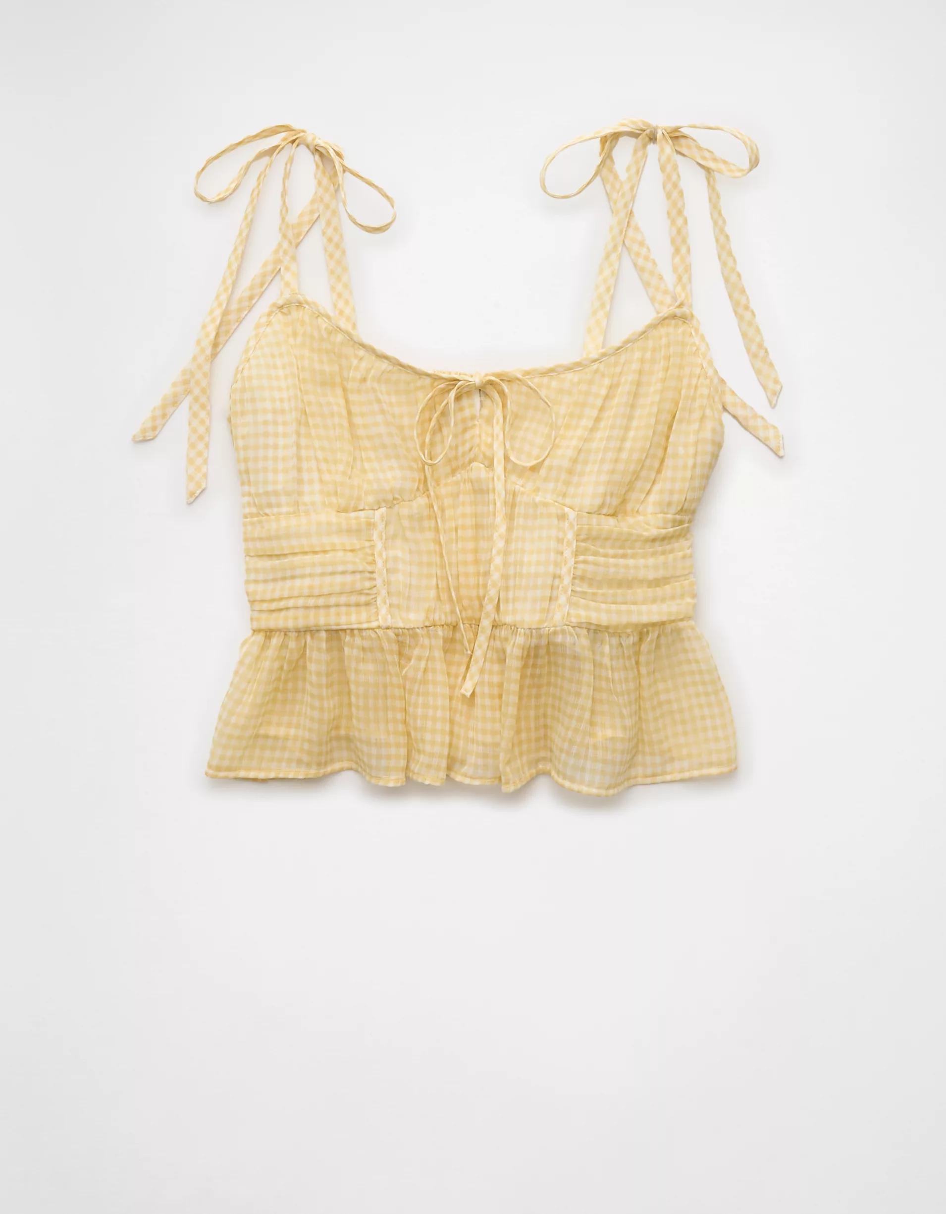 AE Corset Peplum Top Product Image