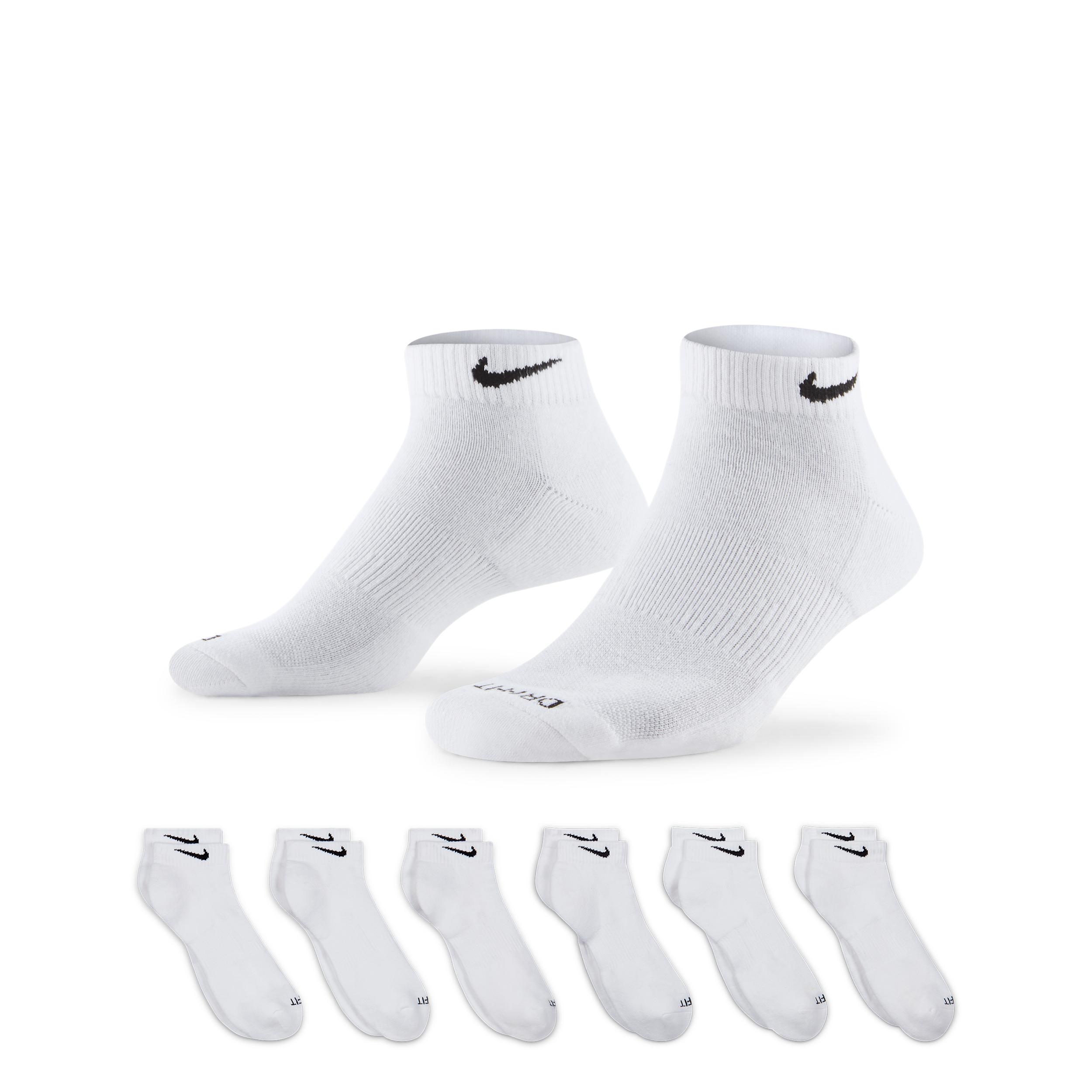 Nike Unisex Everyday Plus Cushioned Training Low Socks (6 Pairs) | SX7042-100 Product Image