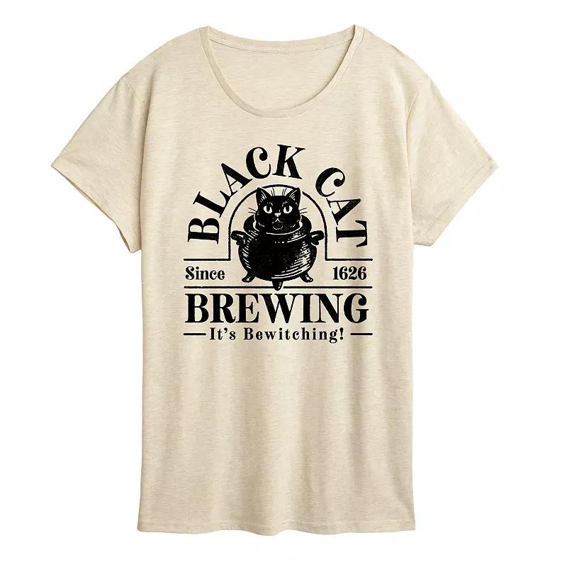 Women's Black Cat Brewing Graphic Tee,  Product Image