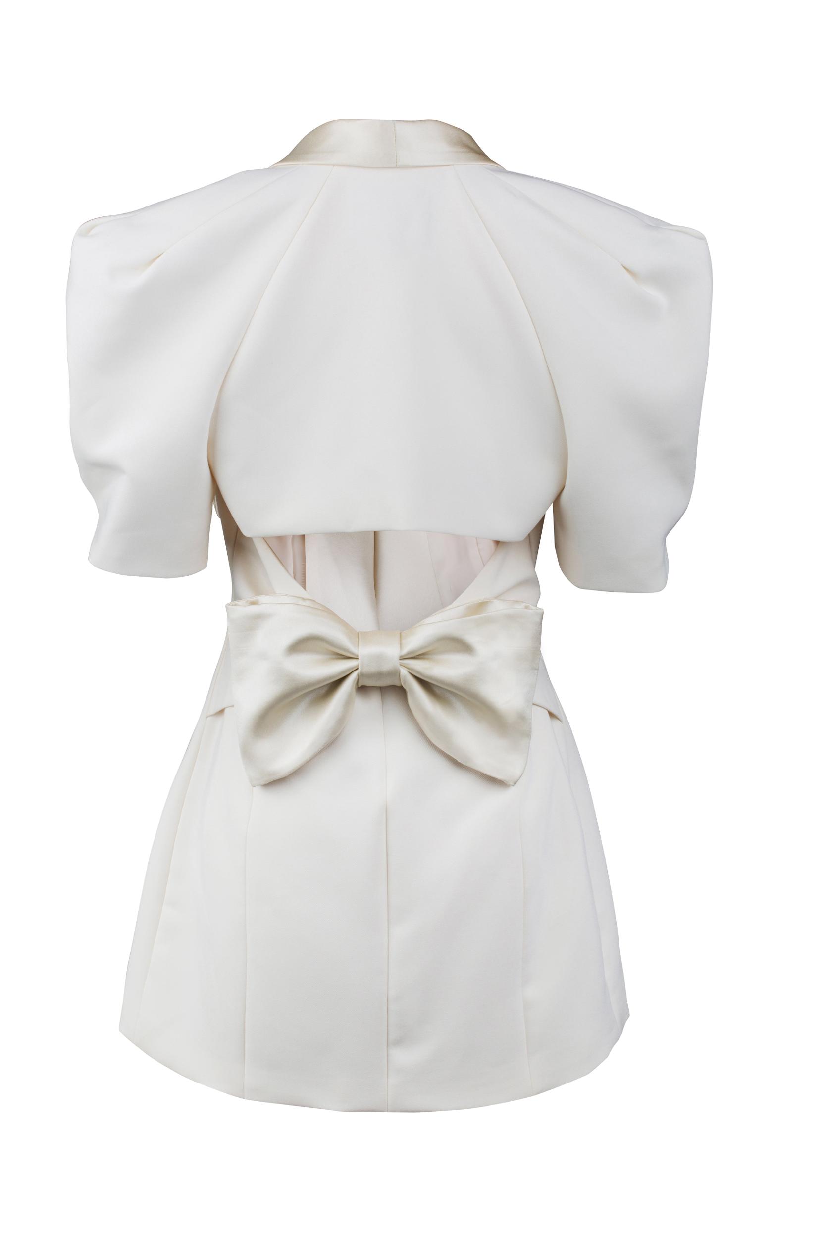 Alia Dress (Off-White) (Final Sale) Product Image