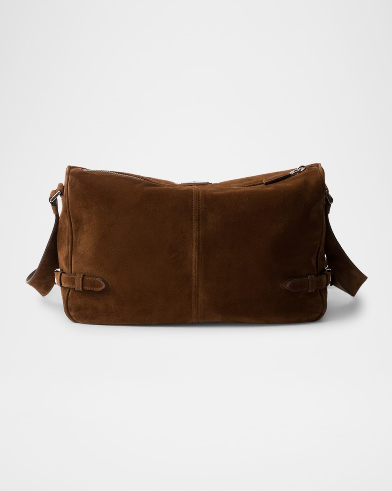 Men's Suede Shoulder Bag Product Image
