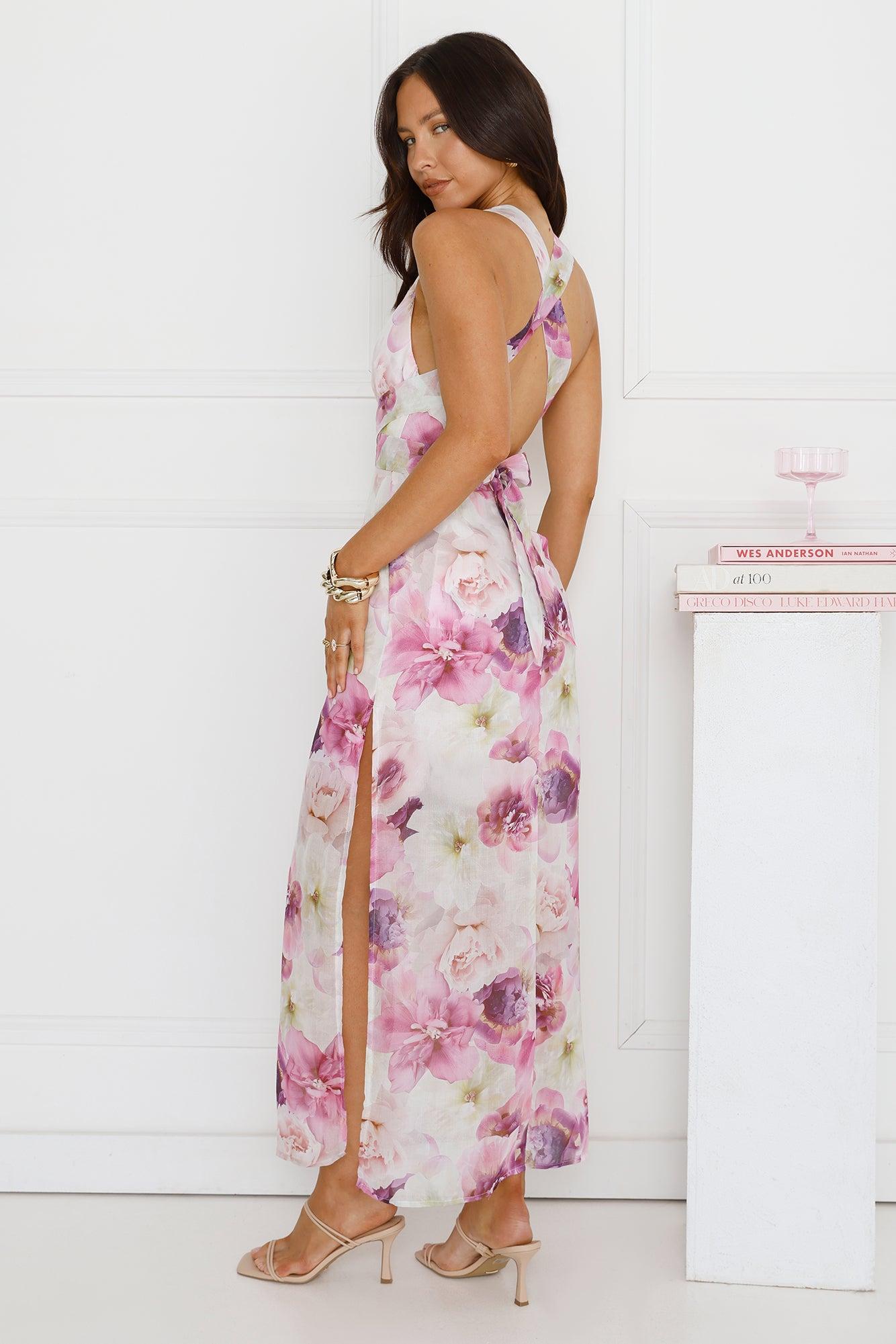 Late Night Mood Maxi Dress Purple Product Image