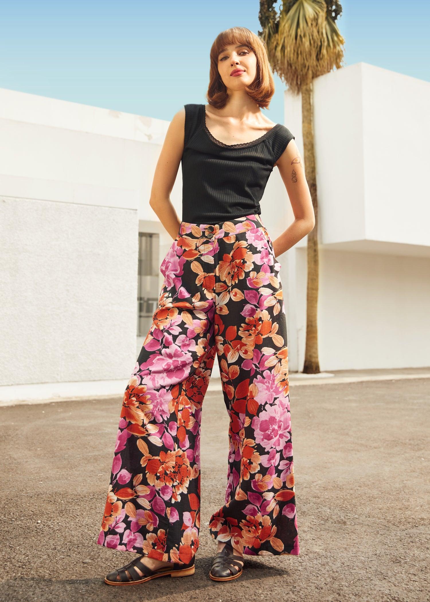 The Sunset Bloom Trousers Product Image