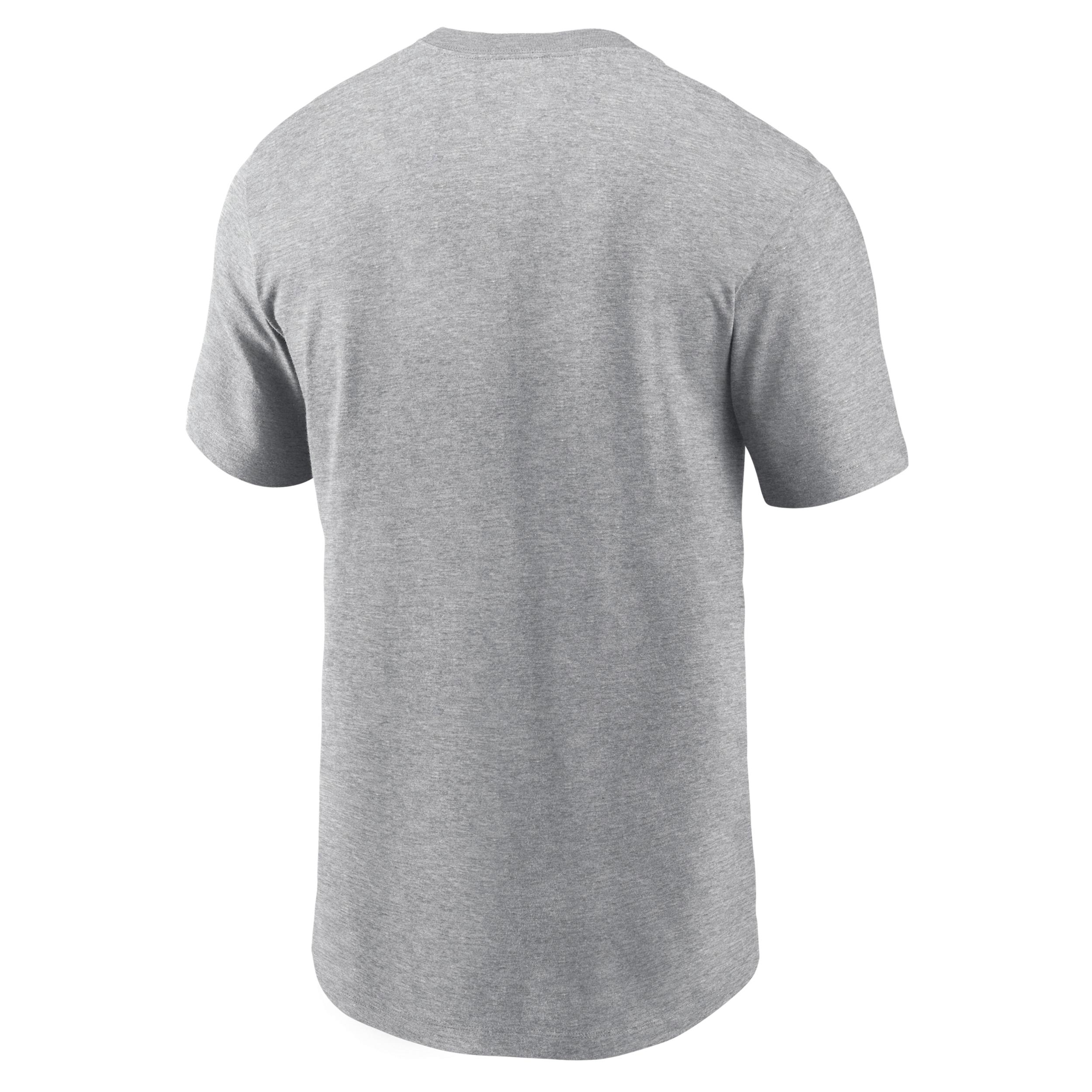 Men's Nike Heather Gray Georgia Bulldogs DNA Lockup T-Shirt, Size: Large, Grey Product Image