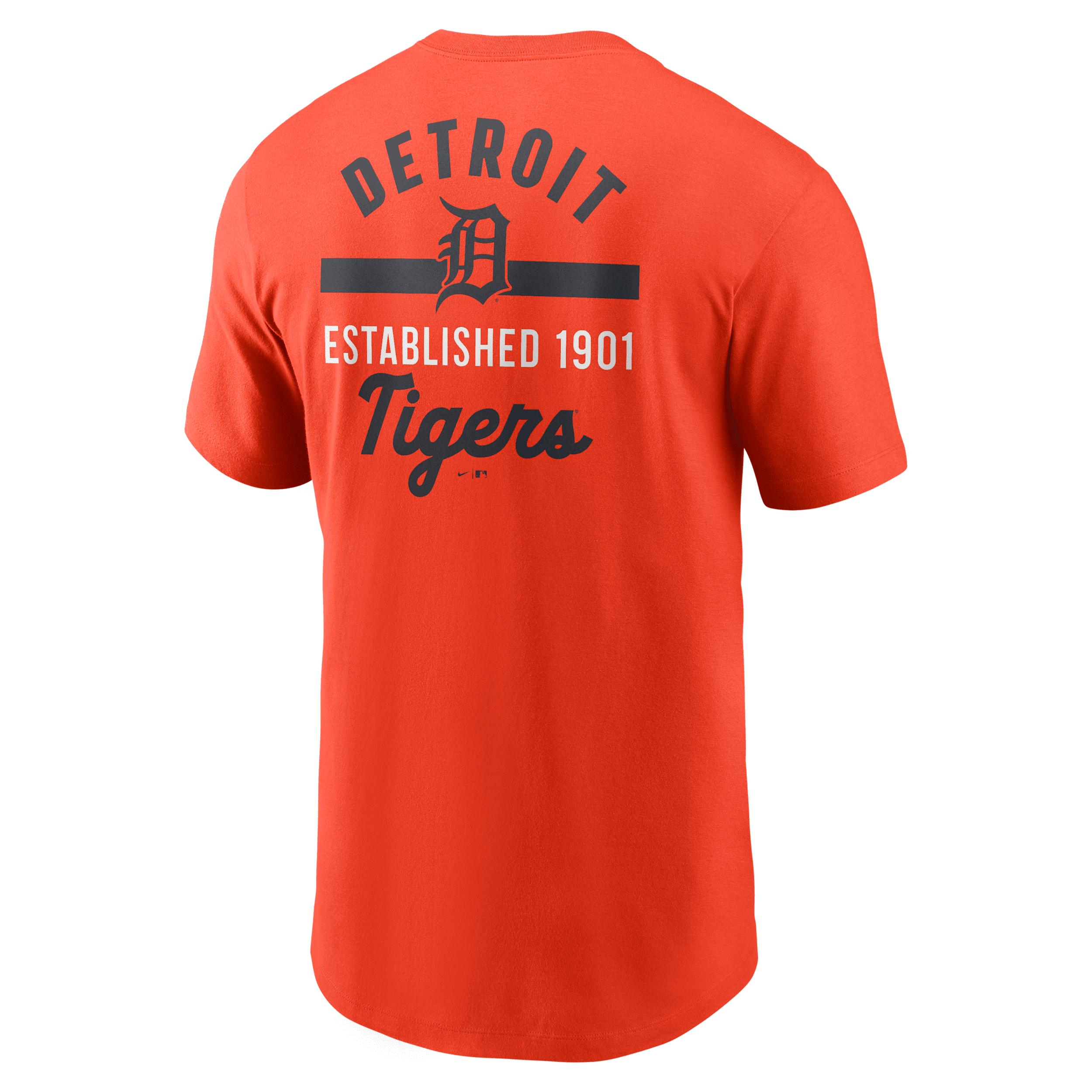 Detroit Tigers 2-Hit Nike Mens MLB T-Shirt | N19989LDG-9UX Product Image