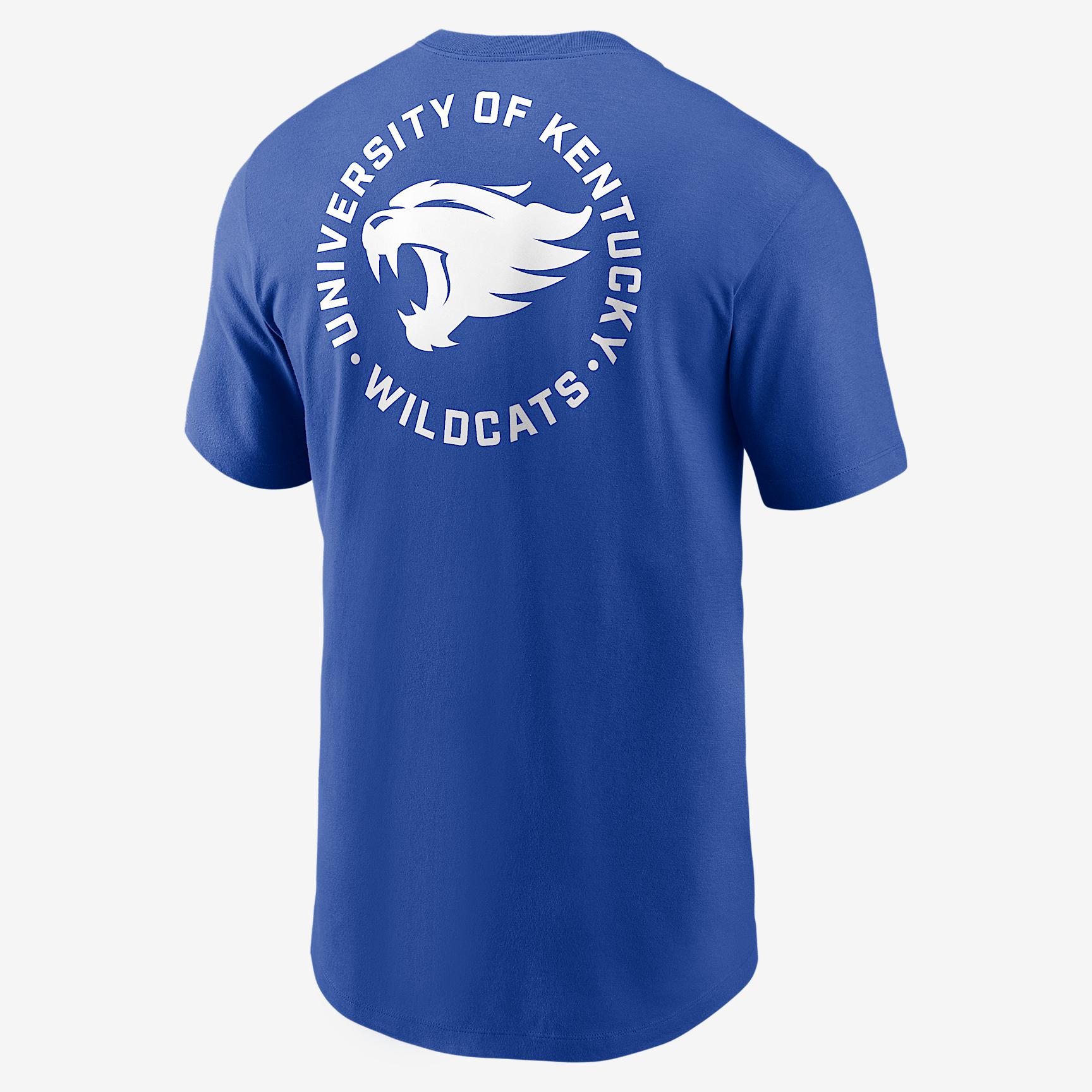 Kentucky Campus 2-Hit Nike Mens College T-Shirt | N1994EVNKY-A41 Product Image
