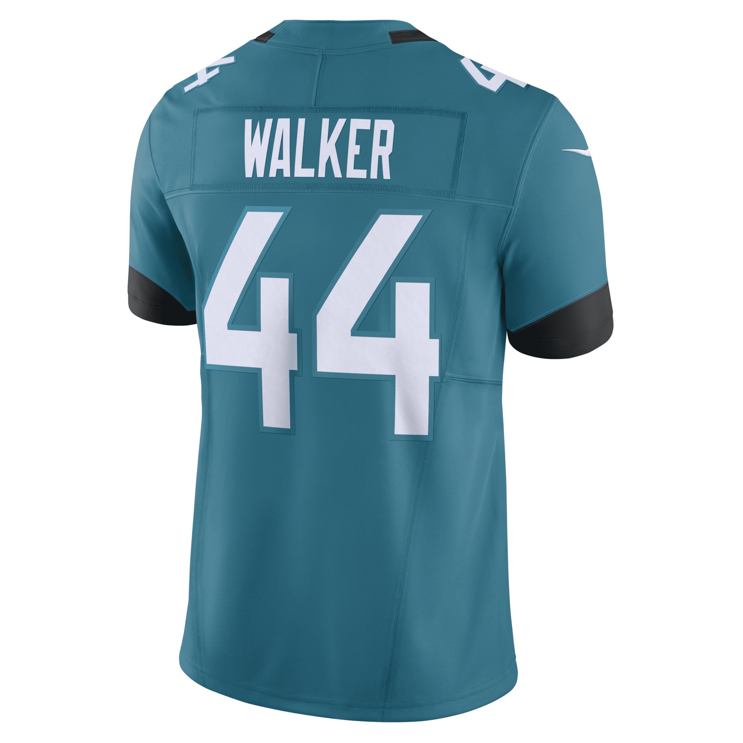 Men's Nike Travon Walker Teal Jacksonville Jaguars Vapor F.U.S.E. Limited Jersey,  Product Image