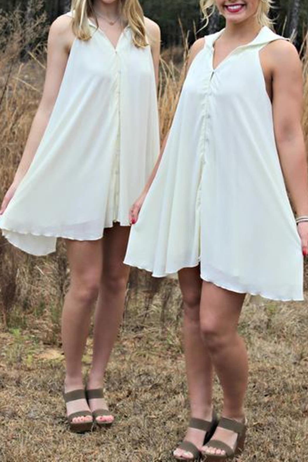 Cream Foretold Dress Product Image