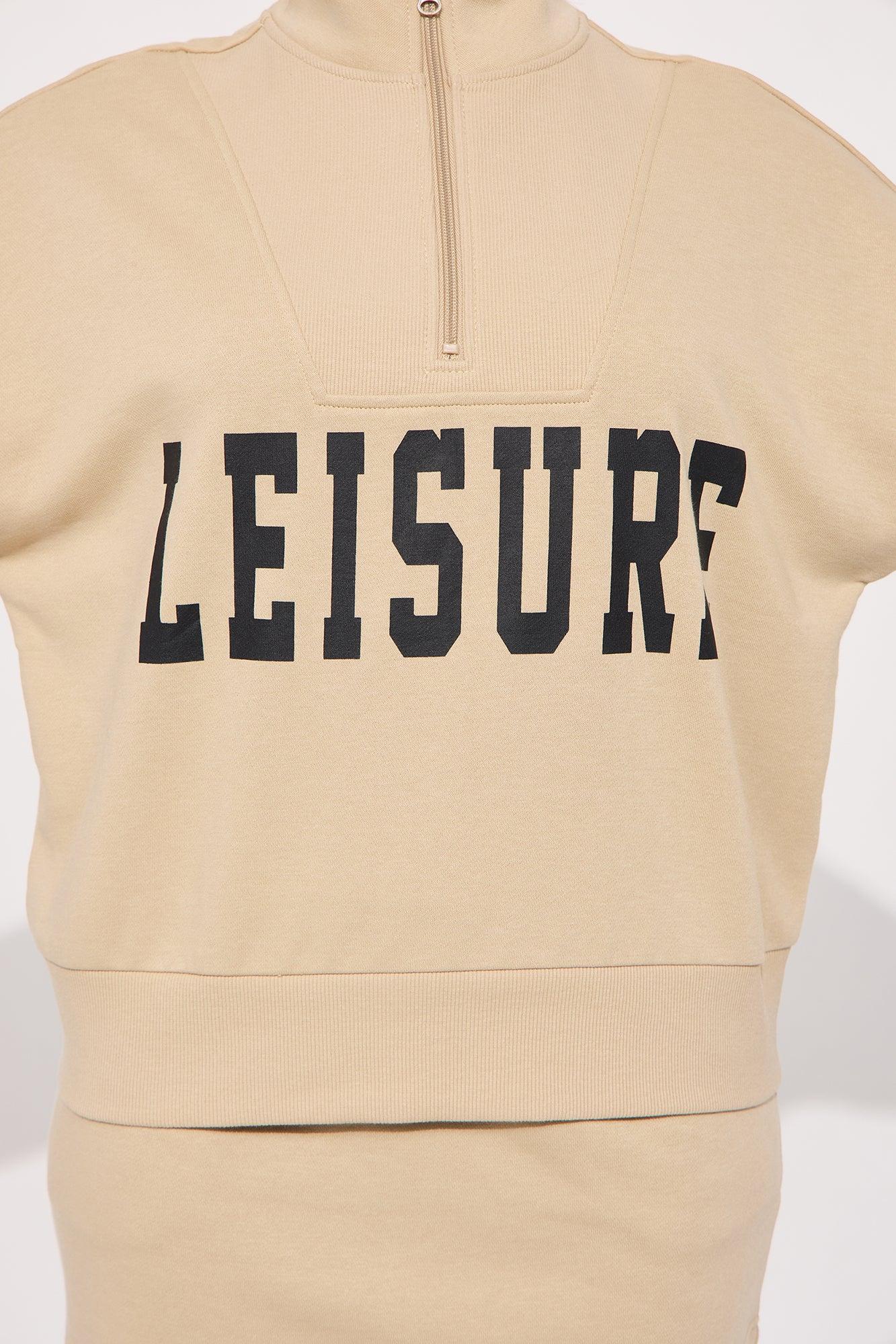 In A Leisure Mood Skirt Set - Taupe Product Image