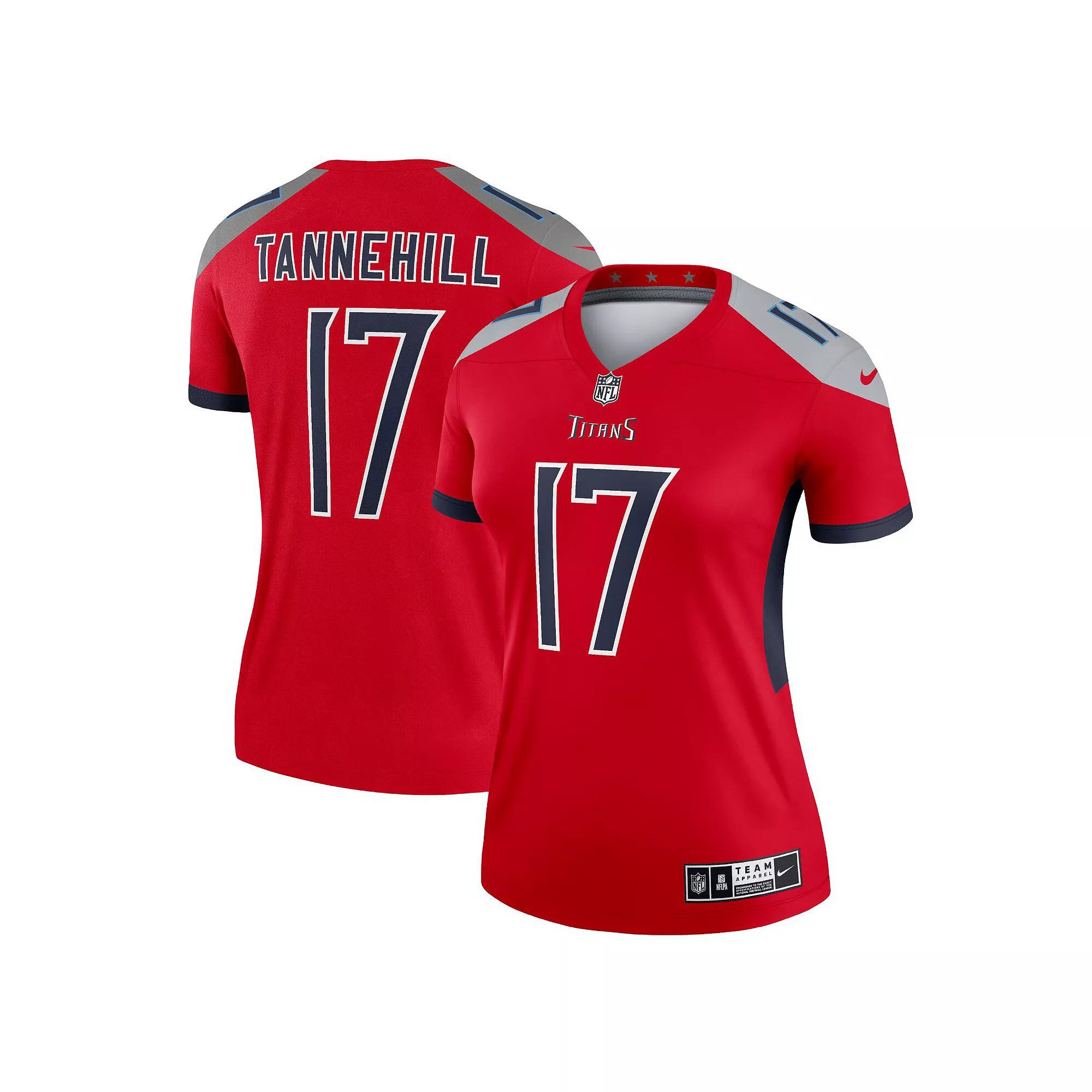 Women's Nike Ryan Tannehill Red Tennessee Titans Inverted Legend Jersey, Size: Small Product Image