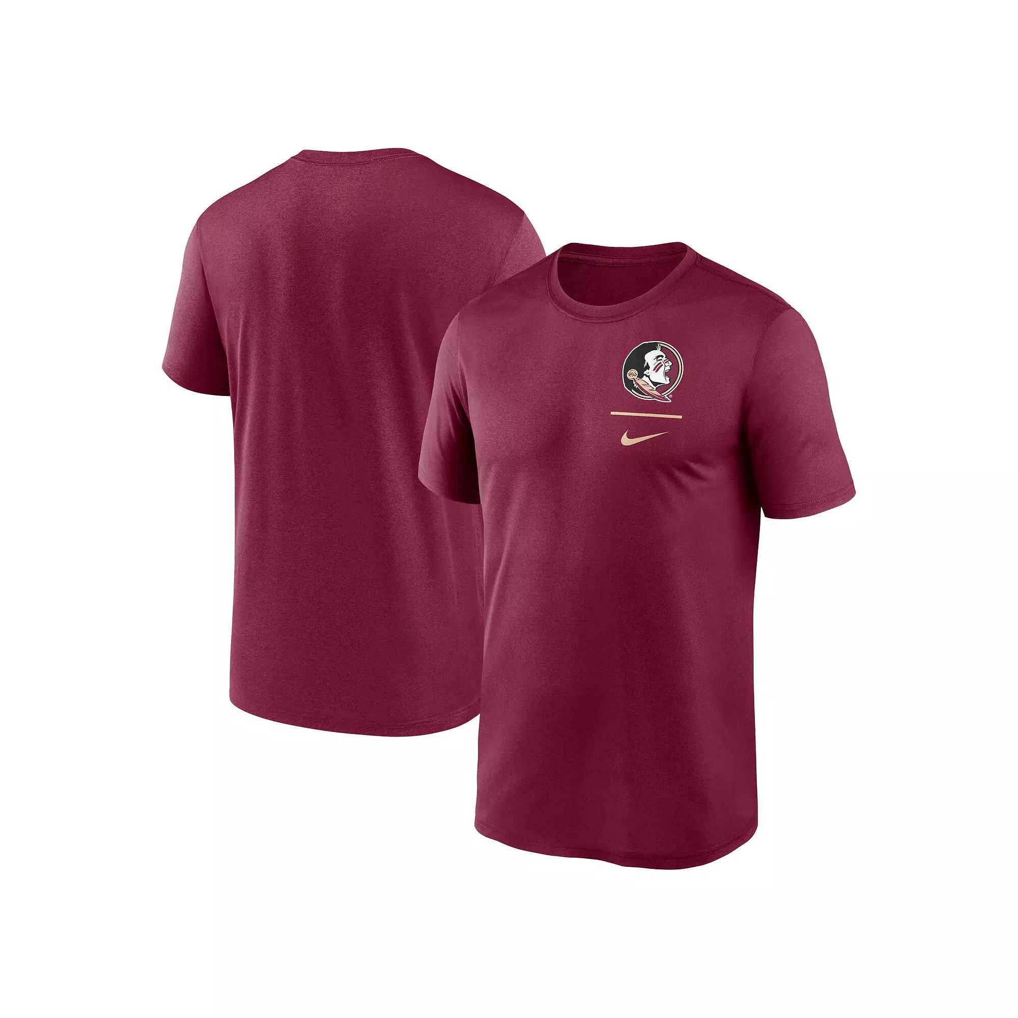 Men's Nike Garnet Florida State Seminoles Primary Logo Legend Performance T-Shirt,  Product Image