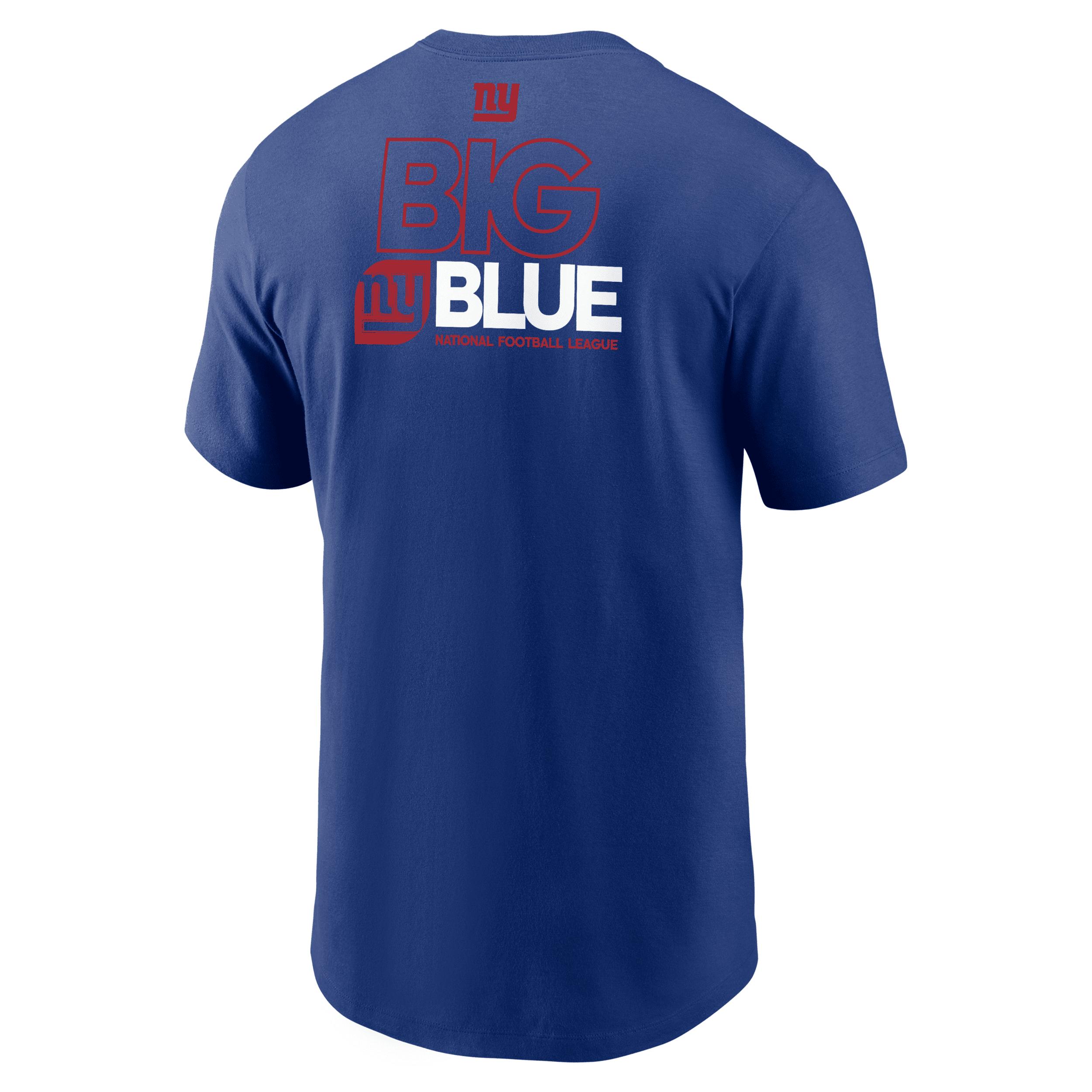 New York Giants Team Outline Essential T-Shirt Nike Men's NFL T-Shirt Product Image