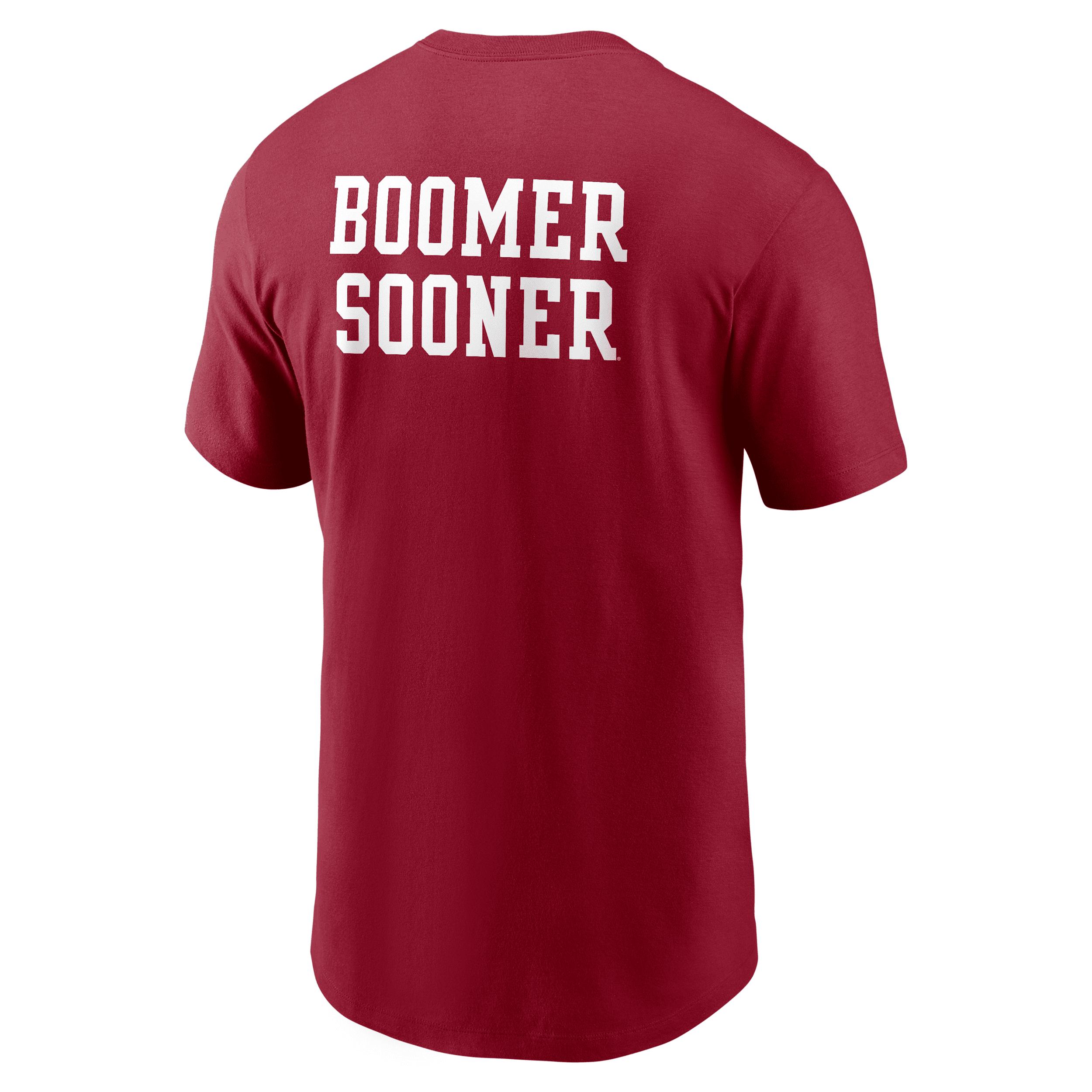 Oklahoma 2-Hit Stacked Nike Men's College T-Shirt Product Image