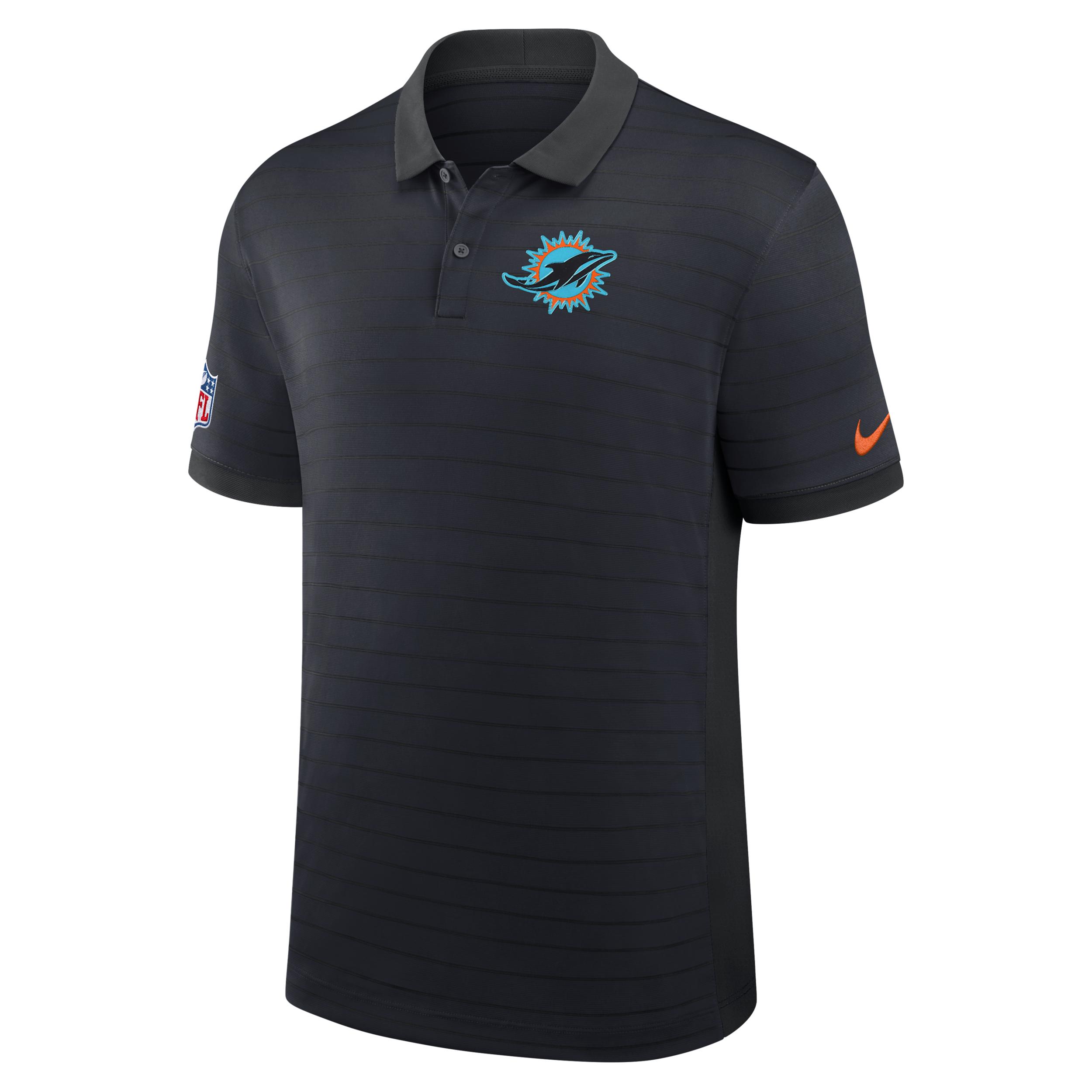 Las Vegas Raiders Sideline Victory Stripe Nike Mens Dri-FIT NFL Polo | 03BG166N8D-RPE Product Image