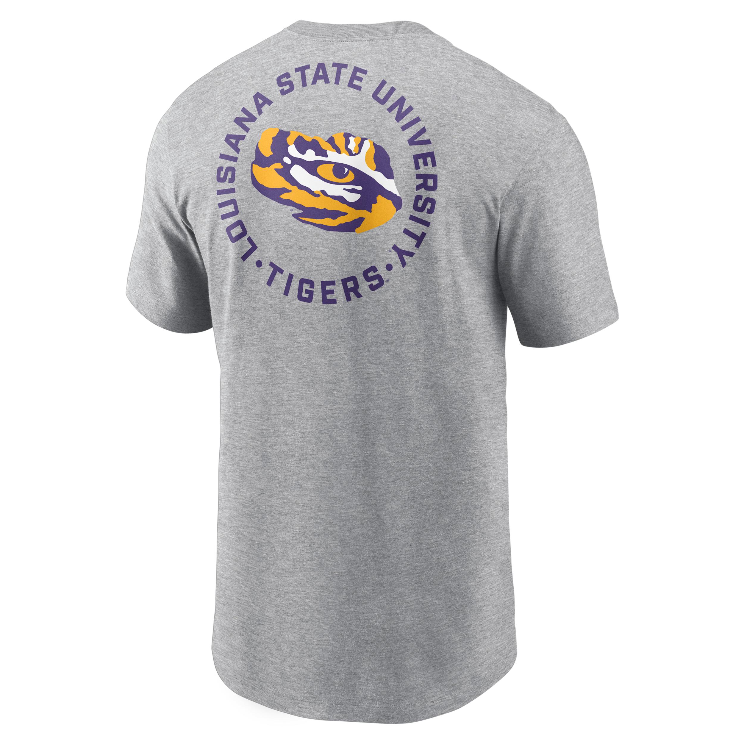 LSU Campus 2-Hit Nike Mens College T-Shirt | N19906GLSN-A41 Product Image