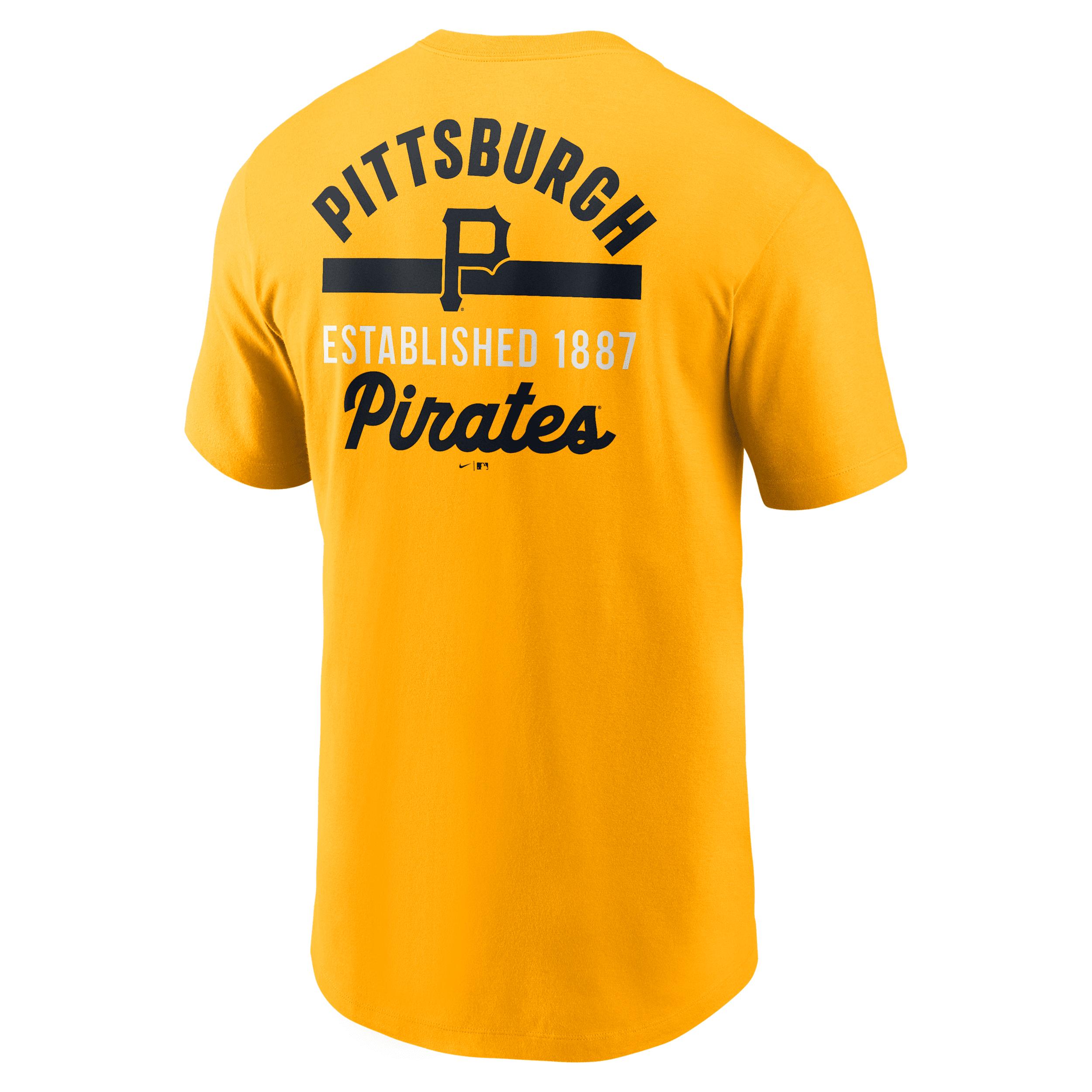 Pittsburgh Pirates 2-Hit Nike Mens MLB T-Shirt | N19979QPTB-9UX Product Image