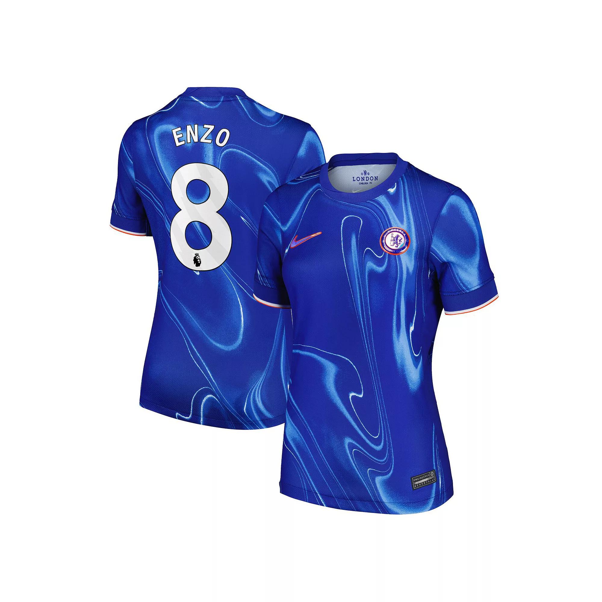Women's Nike Enzo Fern��ndez Blue Chelsea 2024/25 Home Replica Player Jersey, Size: Large, Chl Blue Product Image