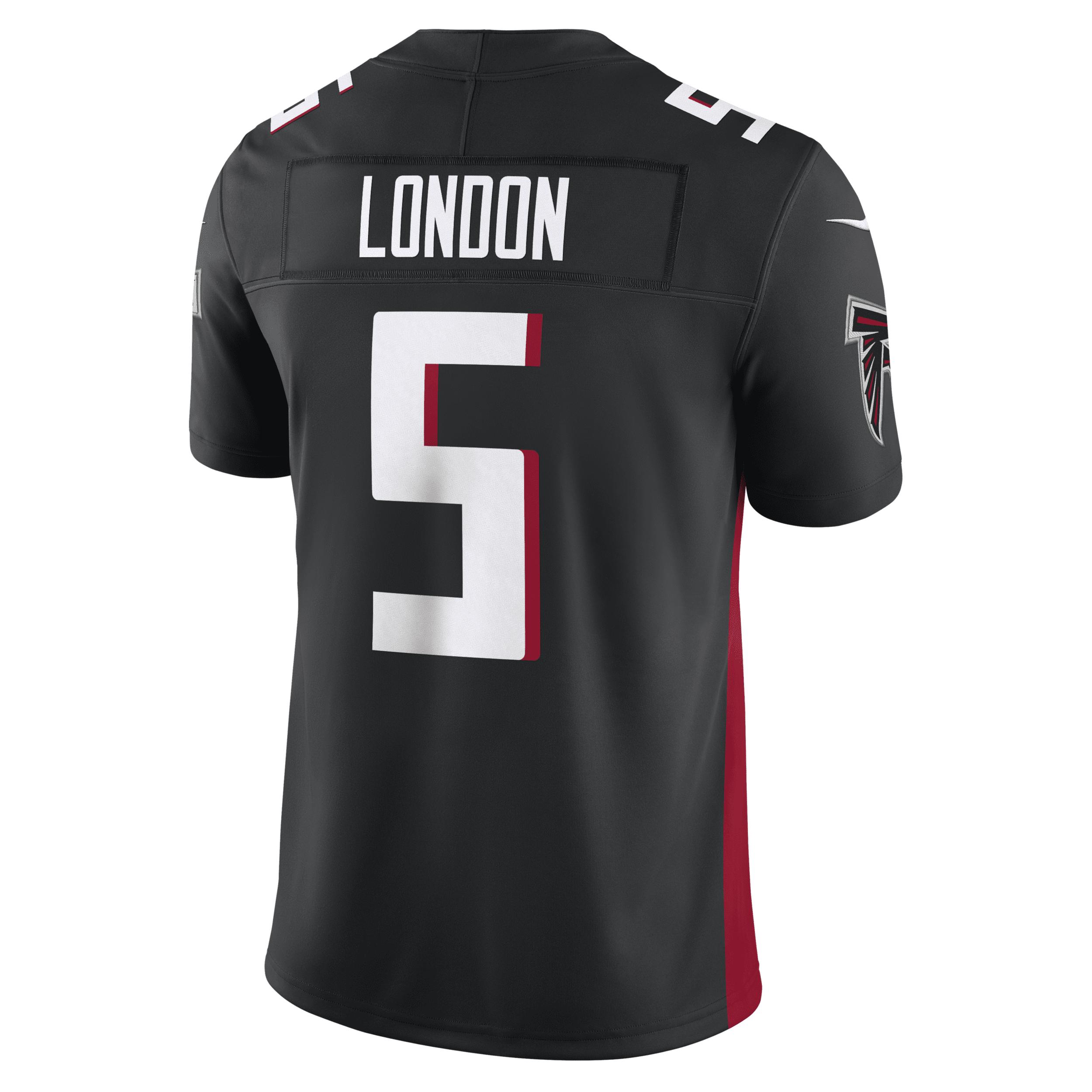 Men's Nike Drake London Black Atlanta Falcons Vapor F.U.S.E. Limited Jersey,  Product Image
