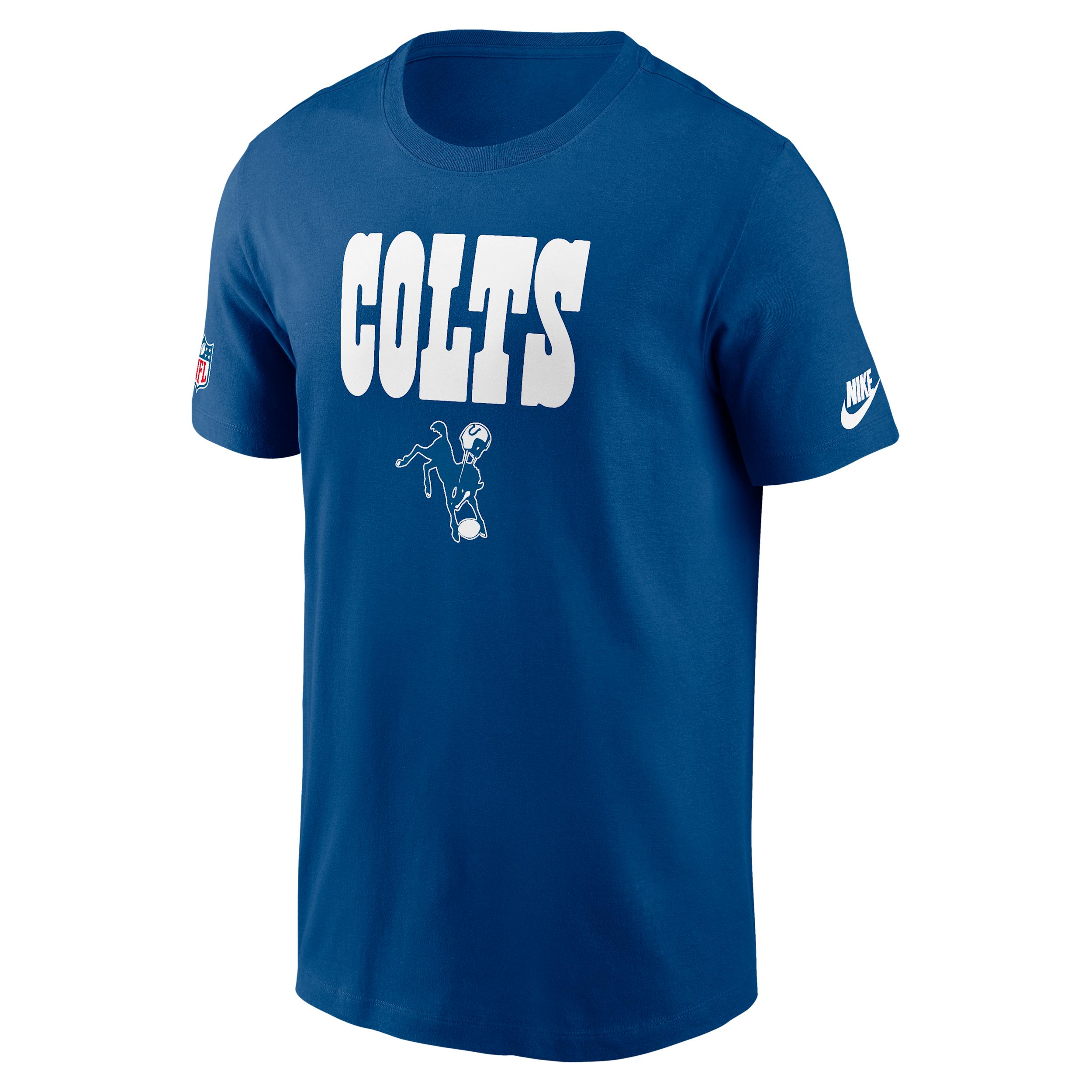 Indianapolis Colts Alt Onside Conversion Nike Mens Dri-FIT NFL T-Shirt | 02ET4LBQ98-U5T Product Image