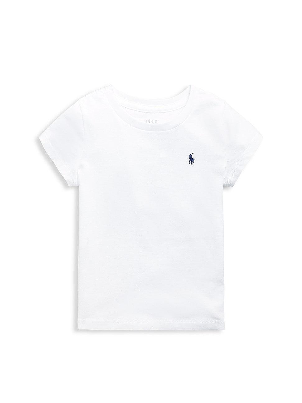 Girls Logo Embroidered T-Shirt, Size 2-6X Product Image