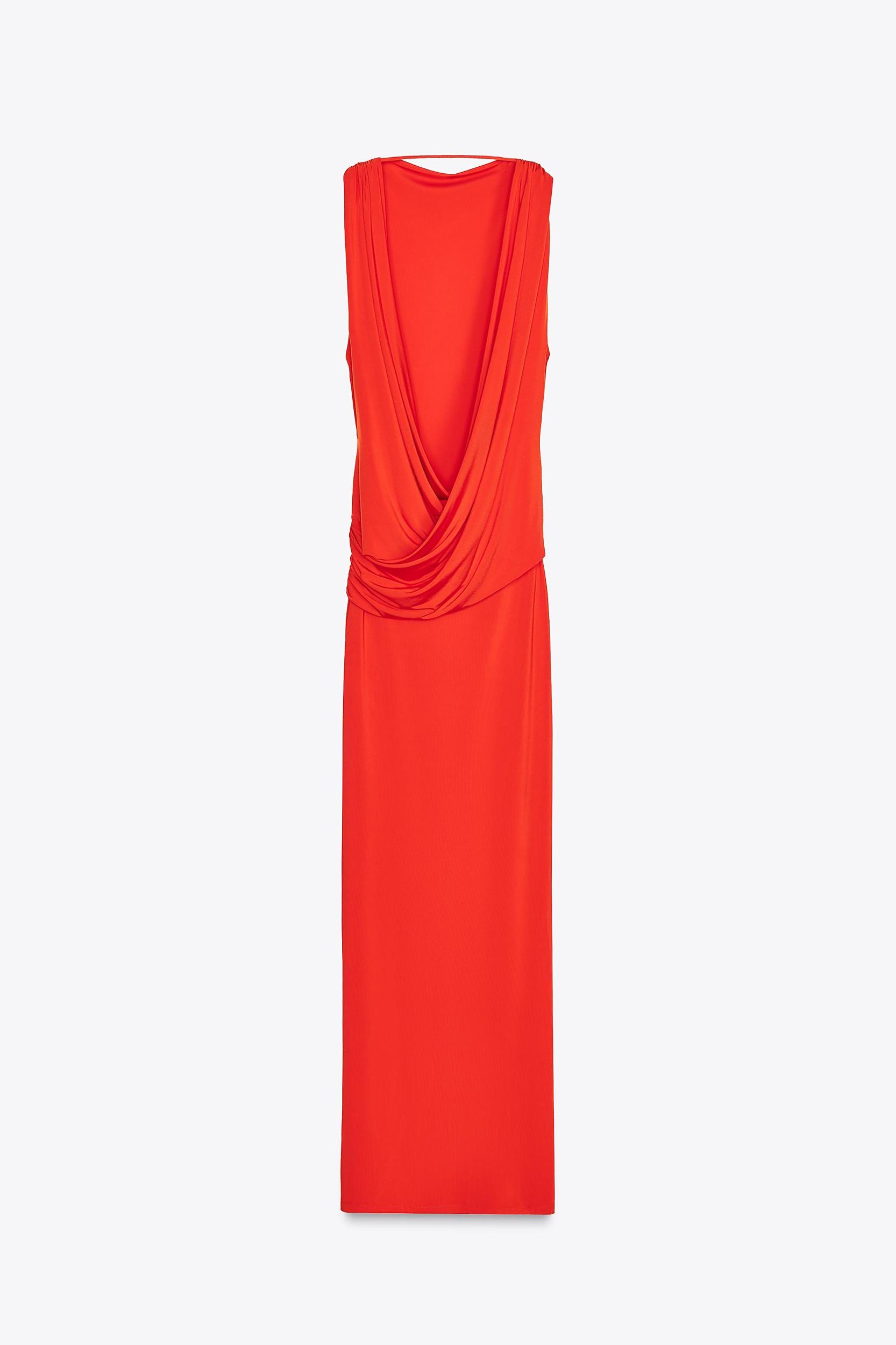 LONG OPEN BACK DRESS Product Image