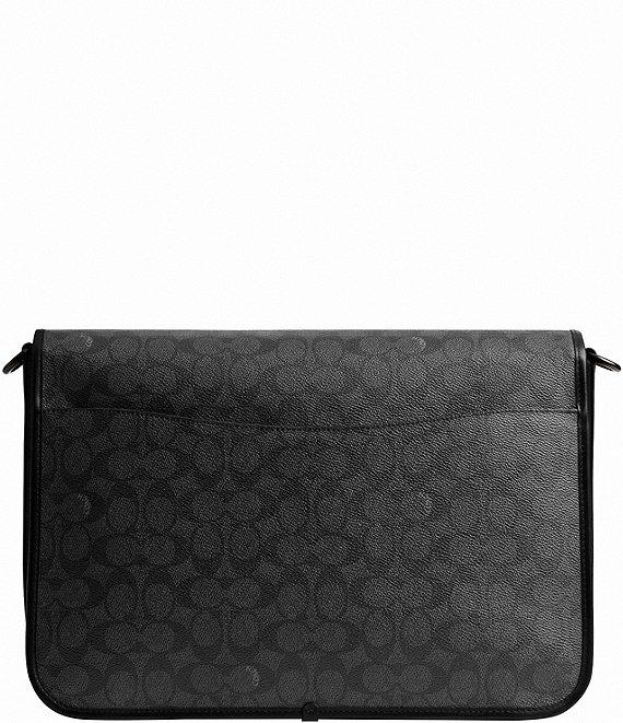 COACH Hitch Signature Coated Canvas Messenger Bag Product Image